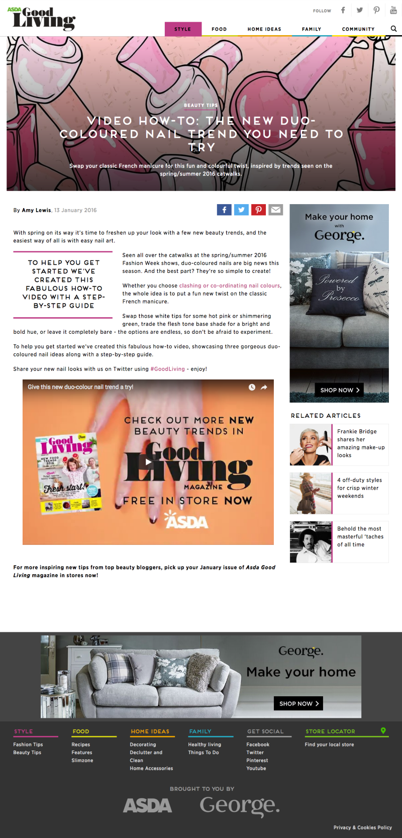 Asda Good Living by Amy Lewis