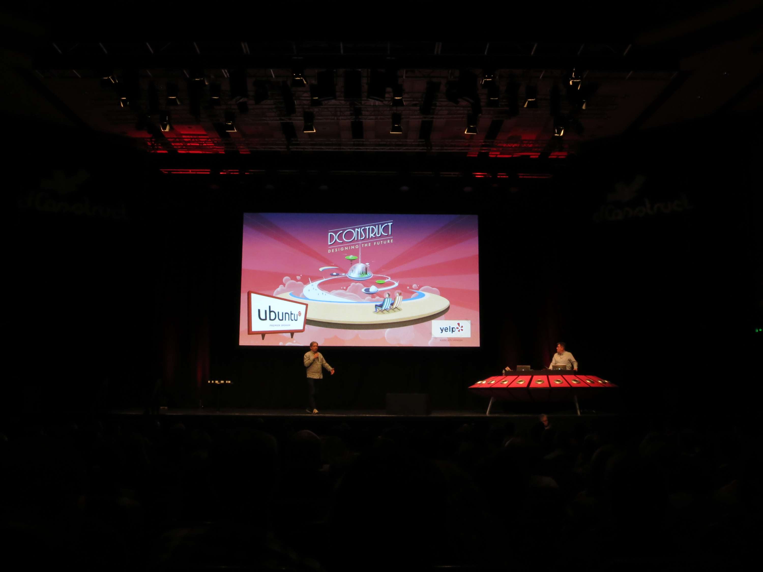 dConstruct Conference - Speaker Spaceship by Thomas Forsyth