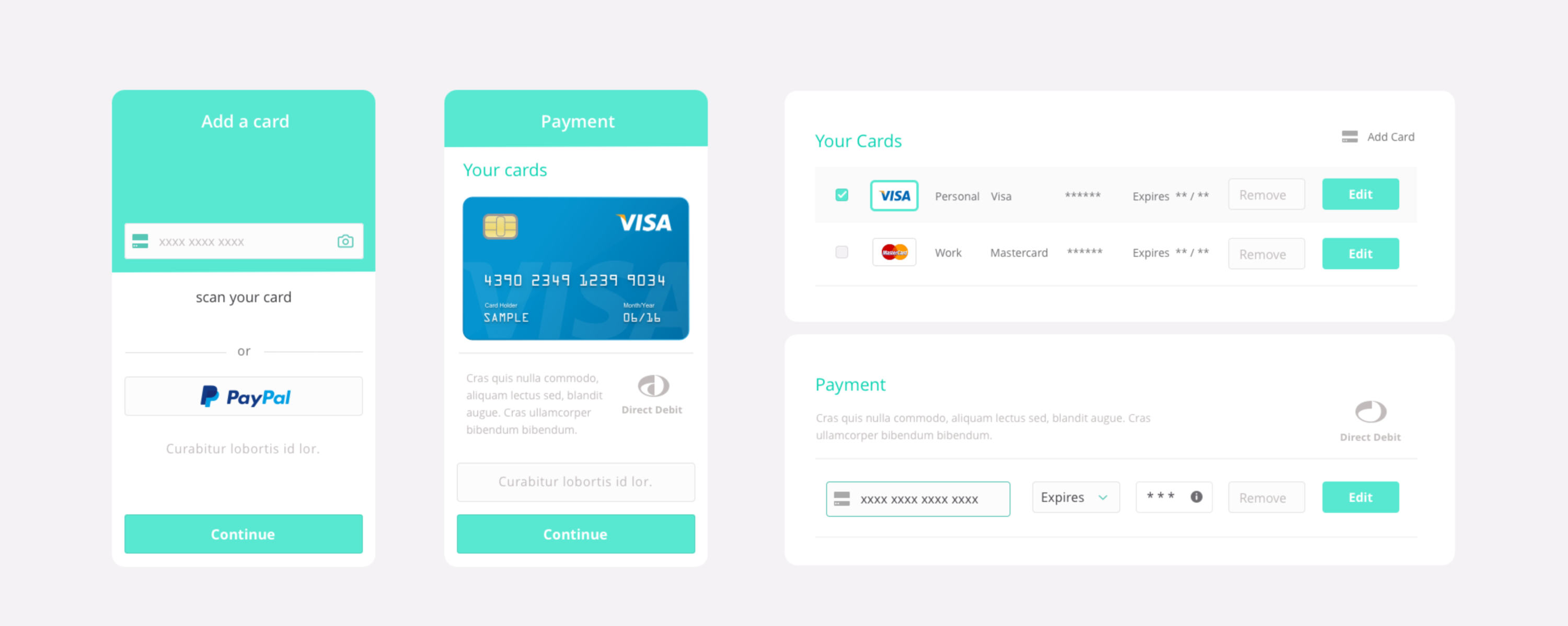Sketch UI Templates by Nadia Kellas