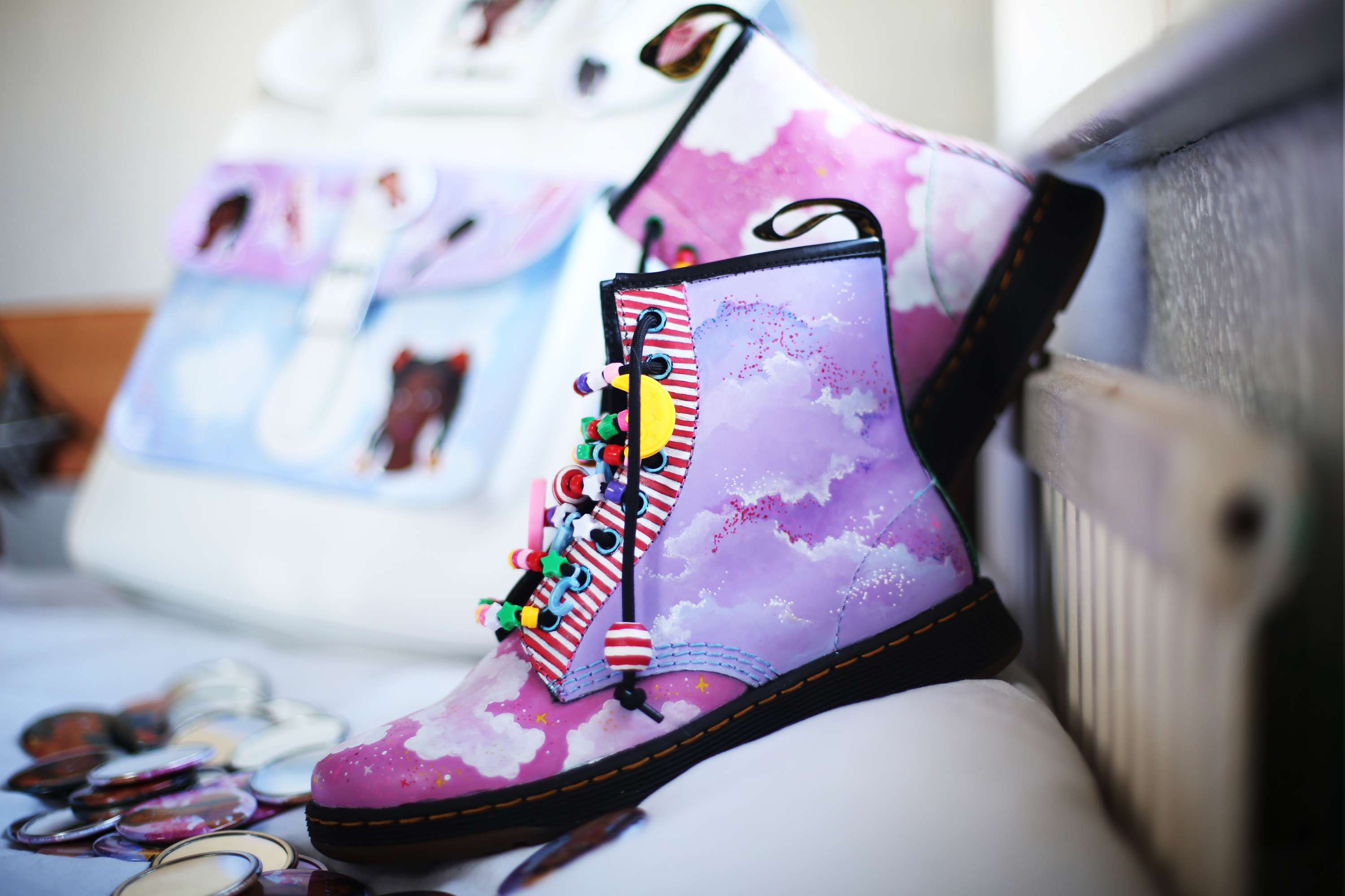 Dr. Martens Customisation by Kay Davis