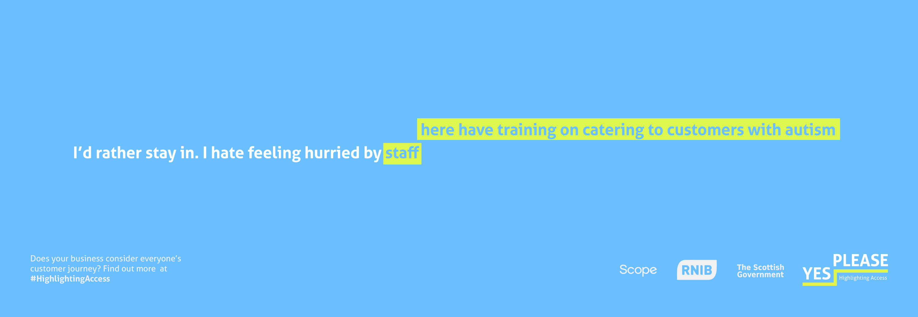 Yes Please - Highlighting Access by Ali Elliott