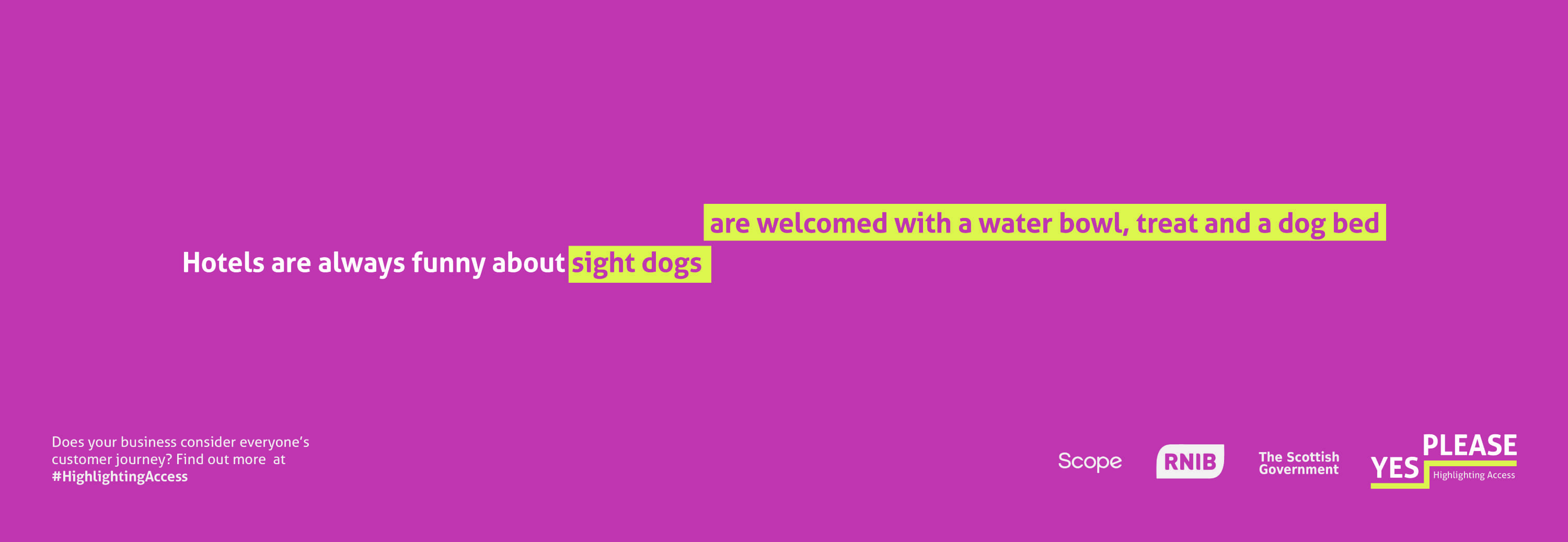 Yes Please - Highlighting Access by Ali Elliott