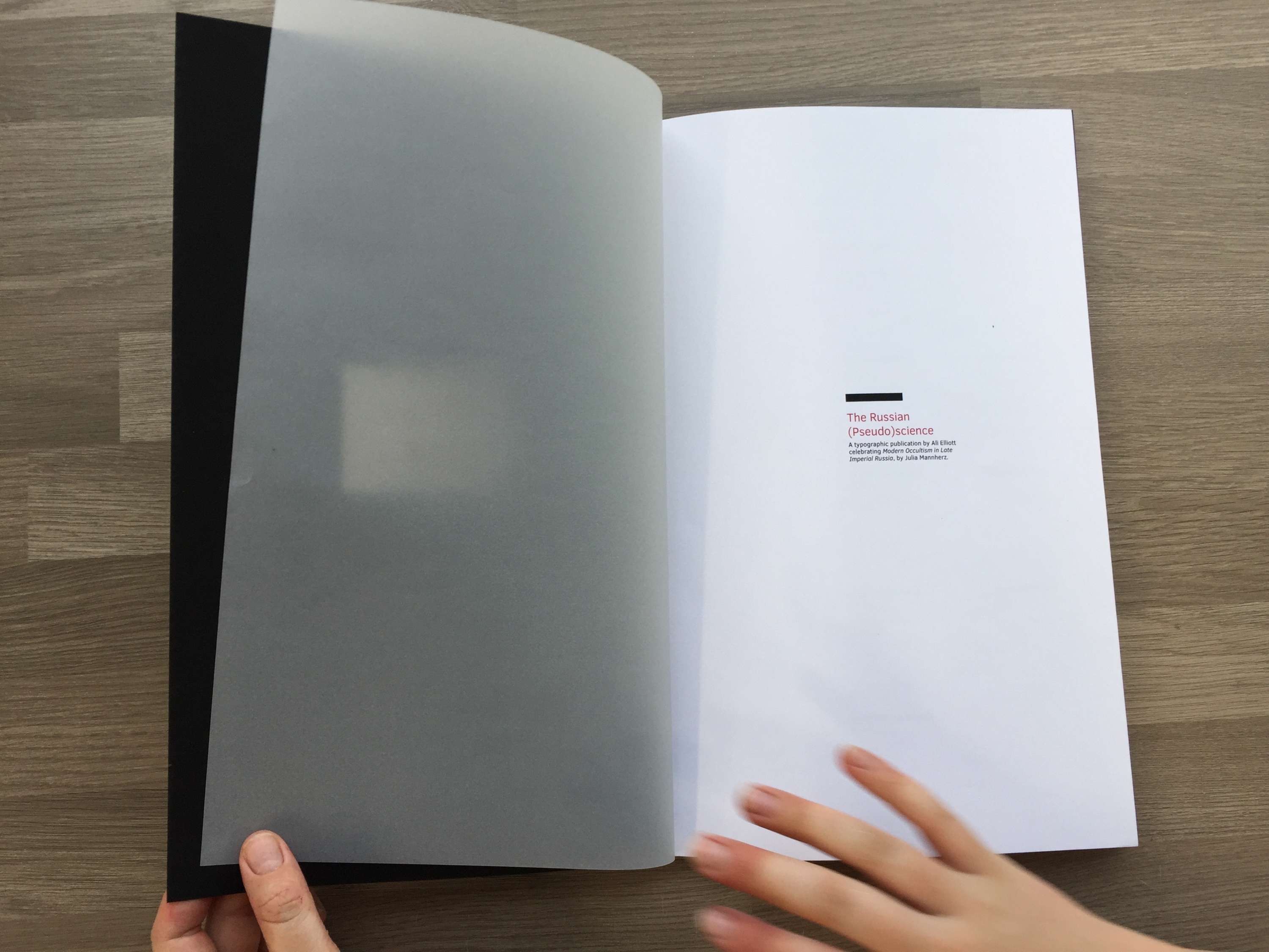 The Russian (Pseudo)Science by Ali Elliott