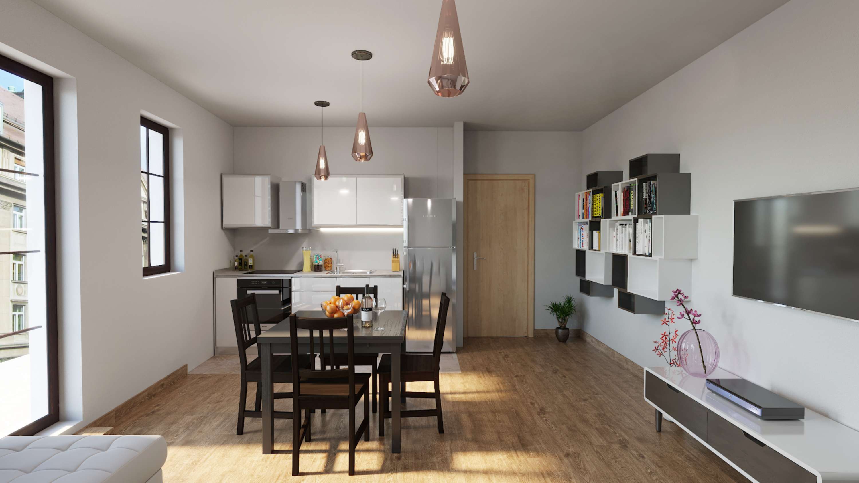 simple apartment by Asztalos Peter