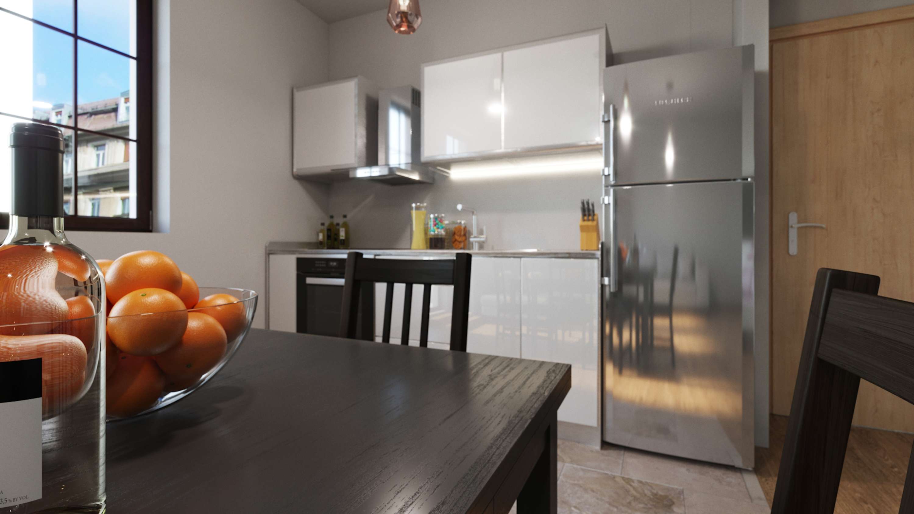 simple apartment by Asztalos Peter