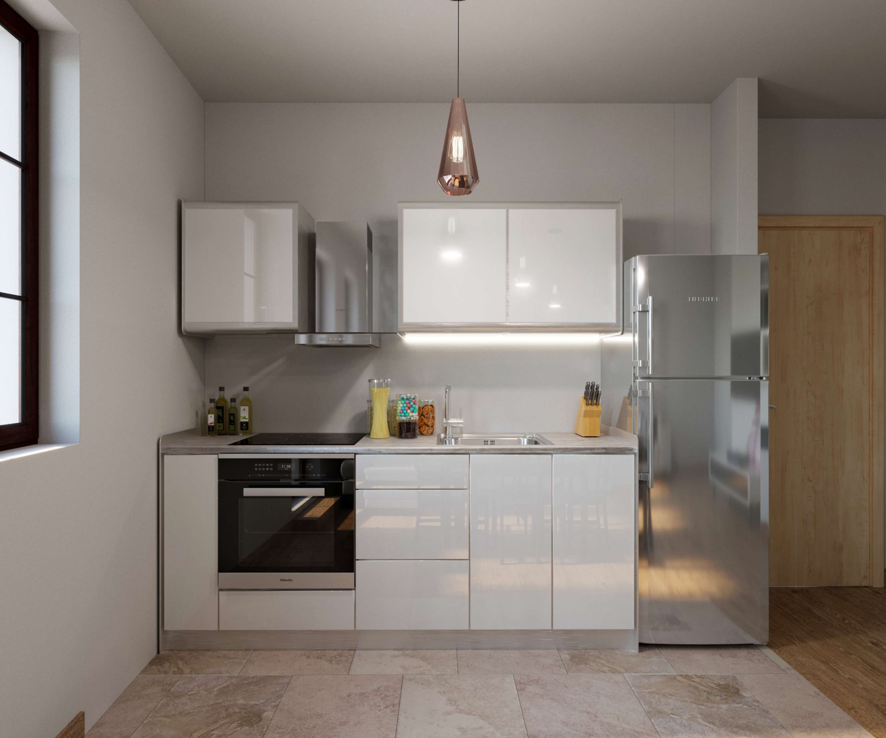 simple apartment by Asztalos Peter