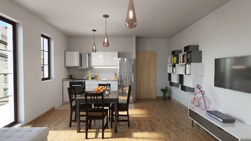 simple apartment by Asztalos Peter