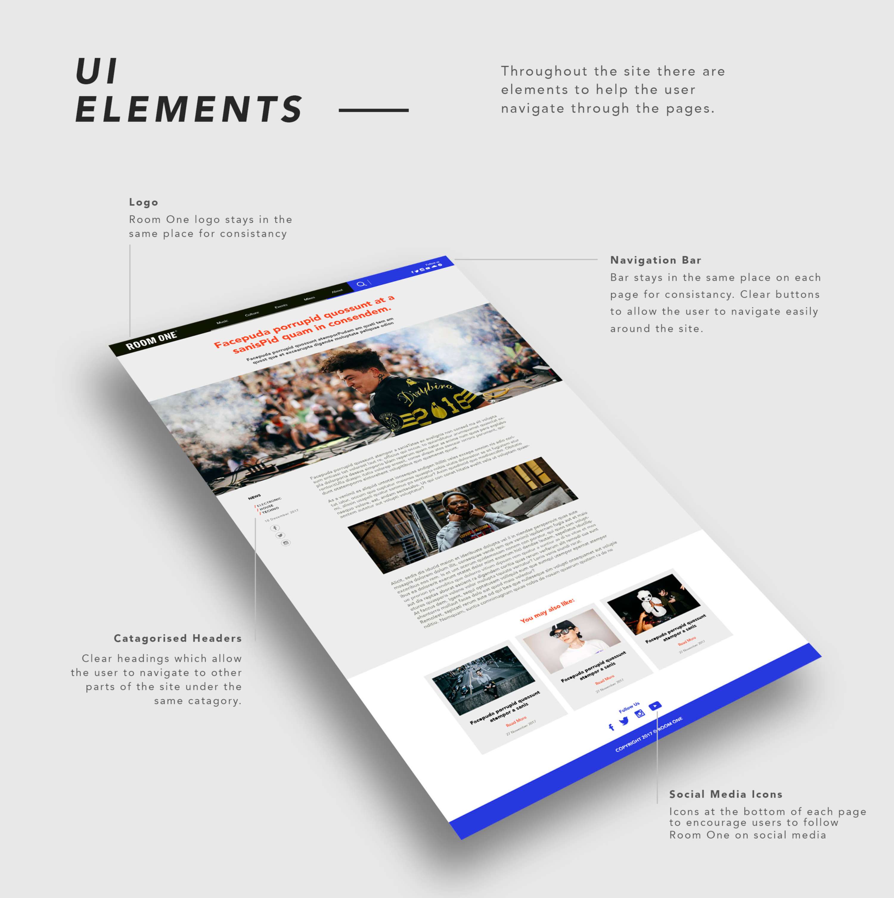 Room One - Website by Tom Clayton