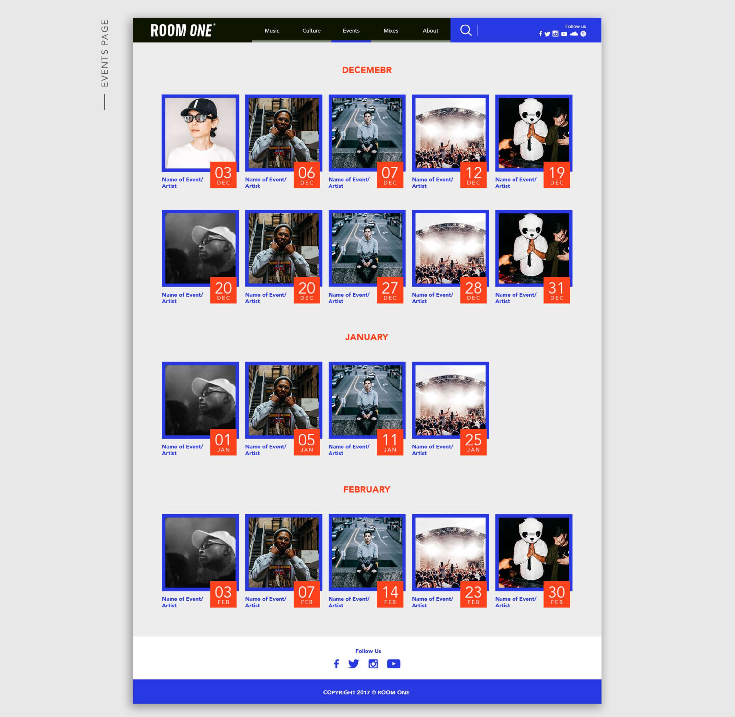 Room One - Website by Tom Clayton