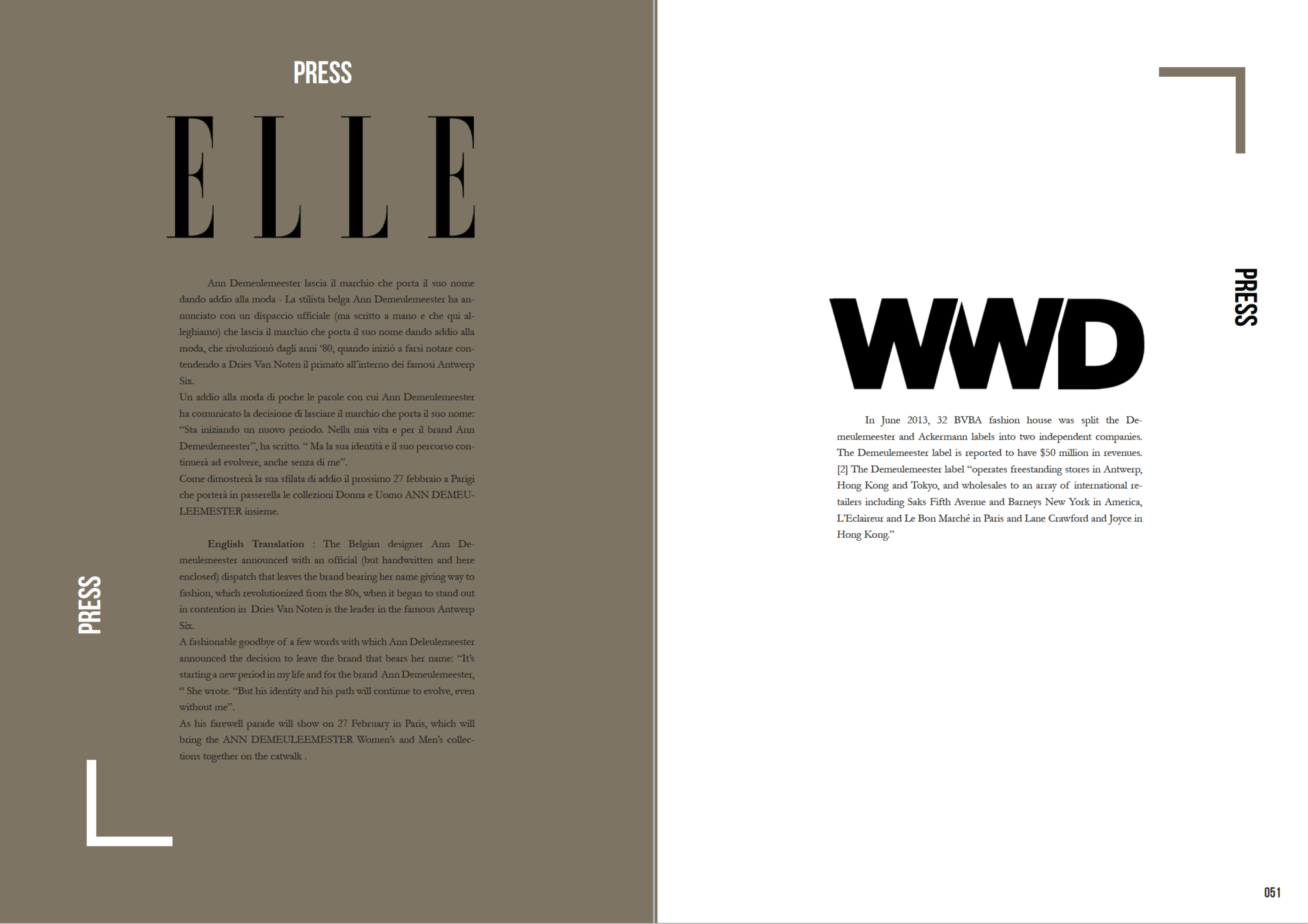 Ann Demeulemeester by Charlotte Ma
