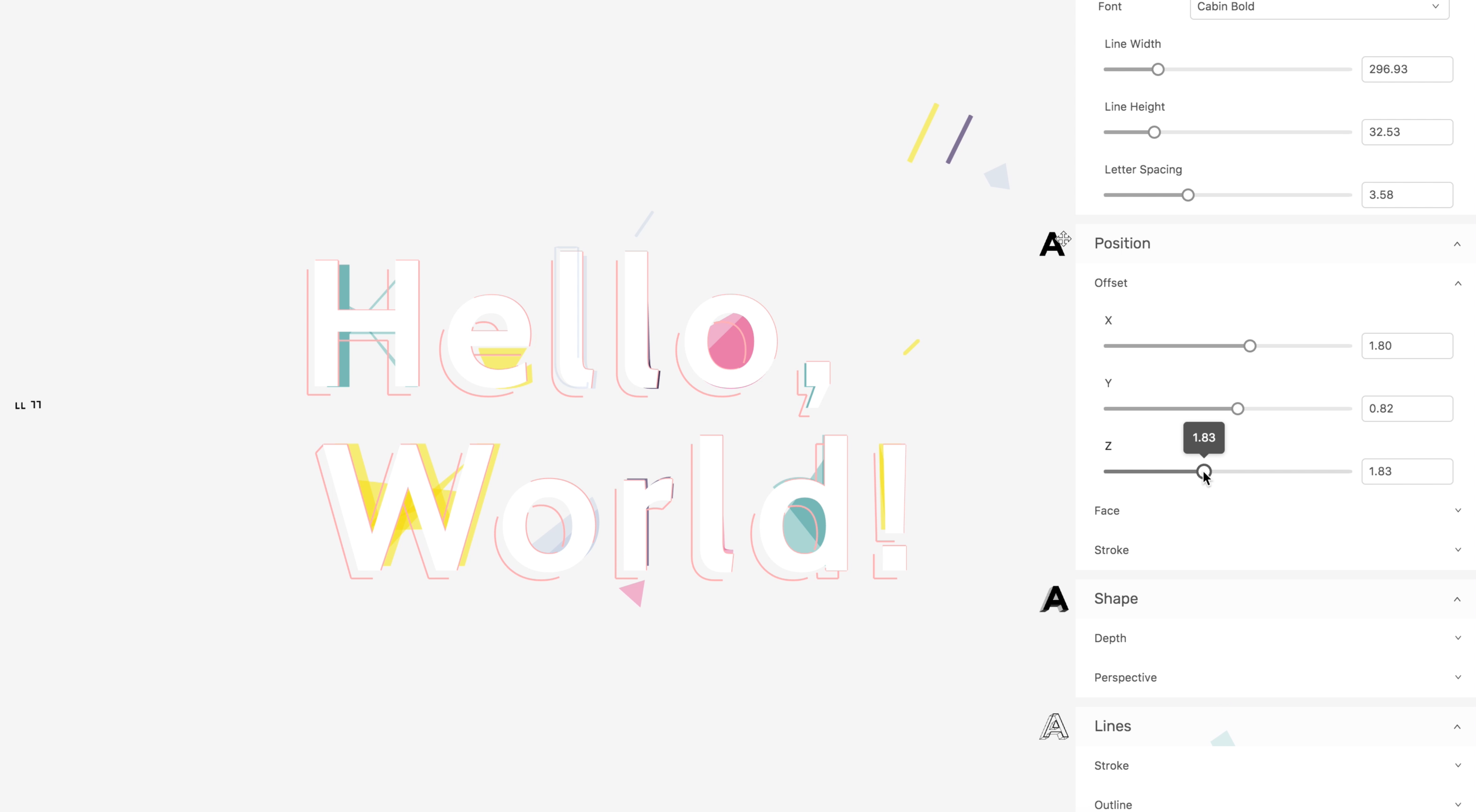 Keypress.co – interactive typography by Lena Chun