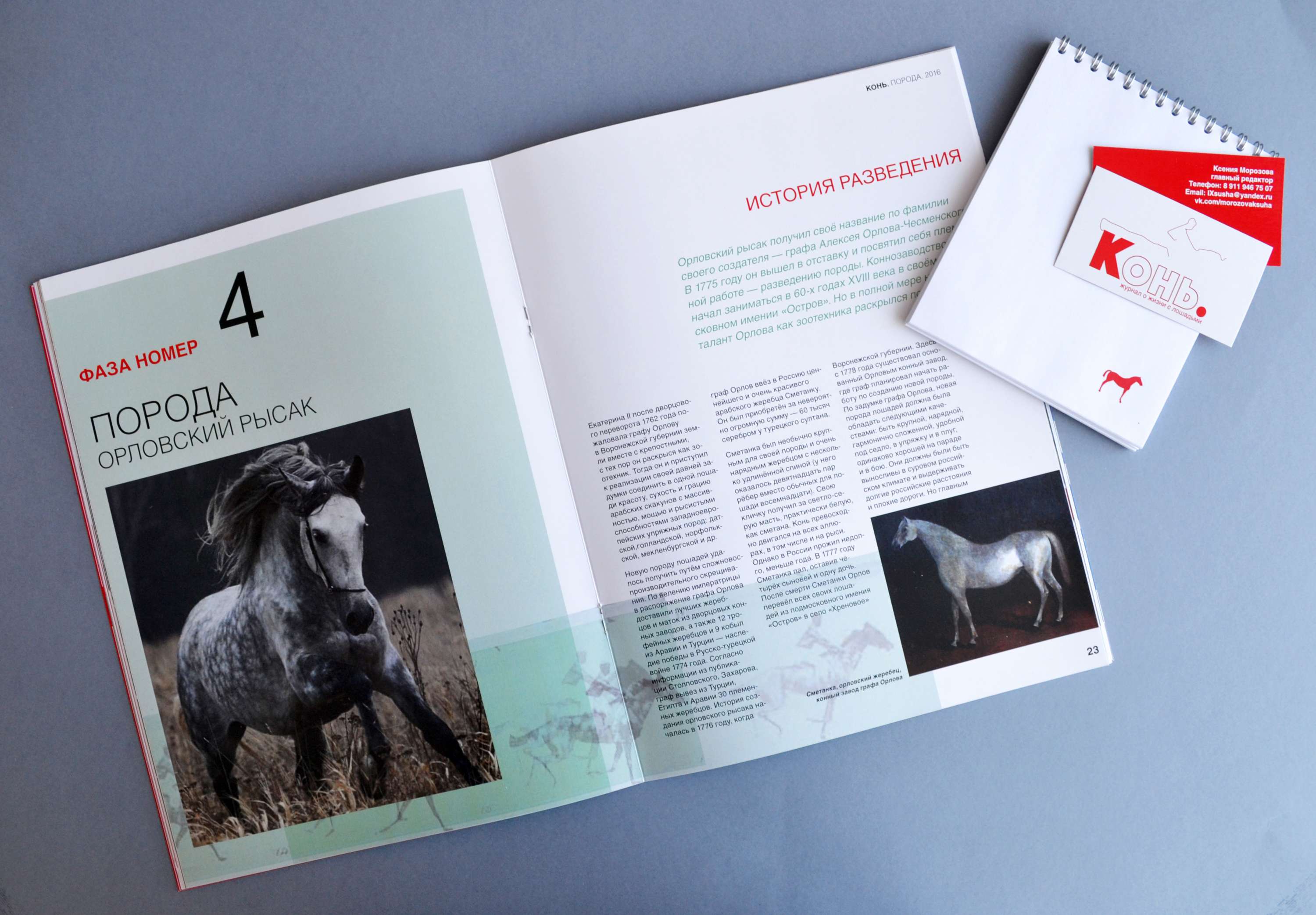 Magazine design by Kseniia Morozova