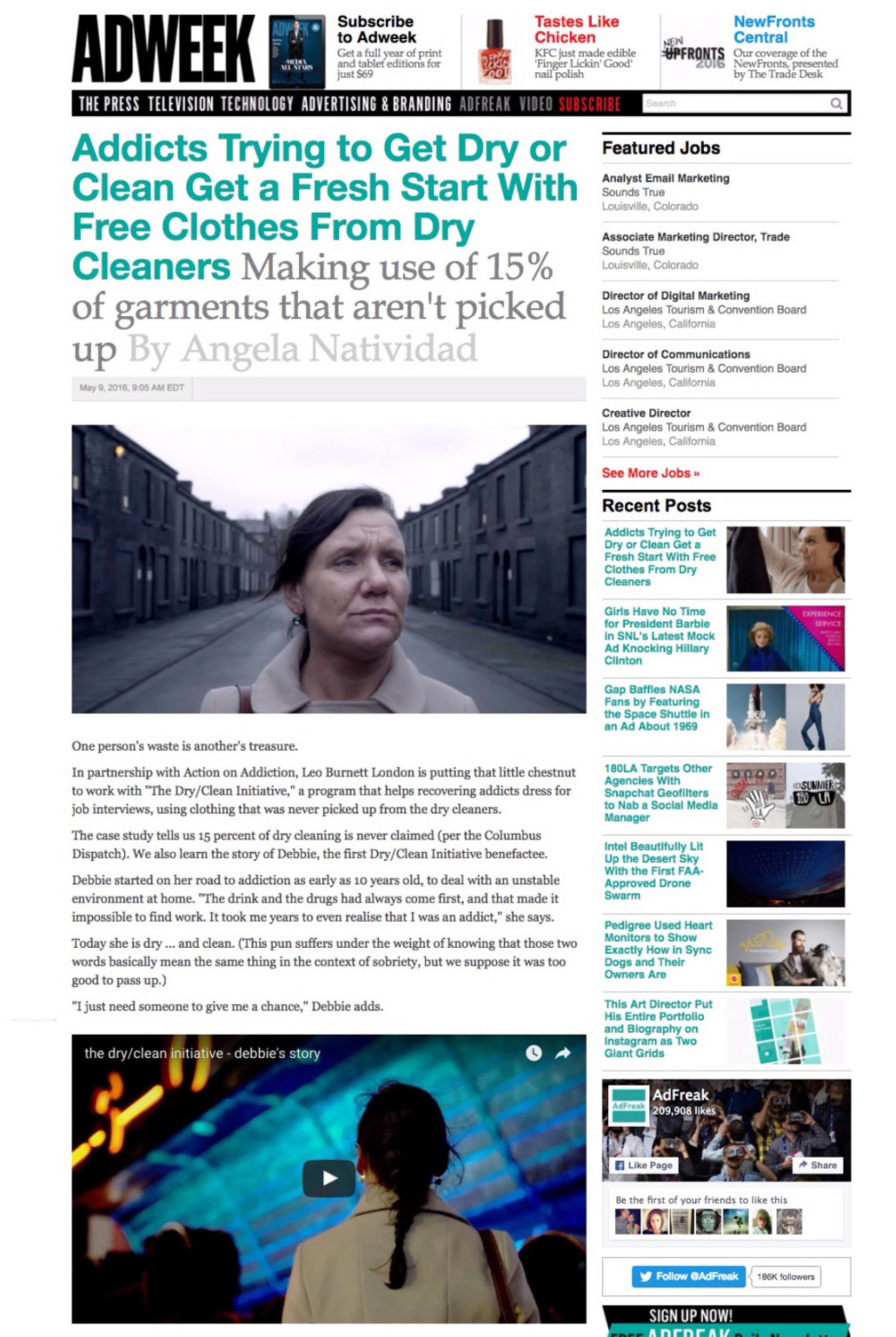 the dry/clean intiative by Laura Clark