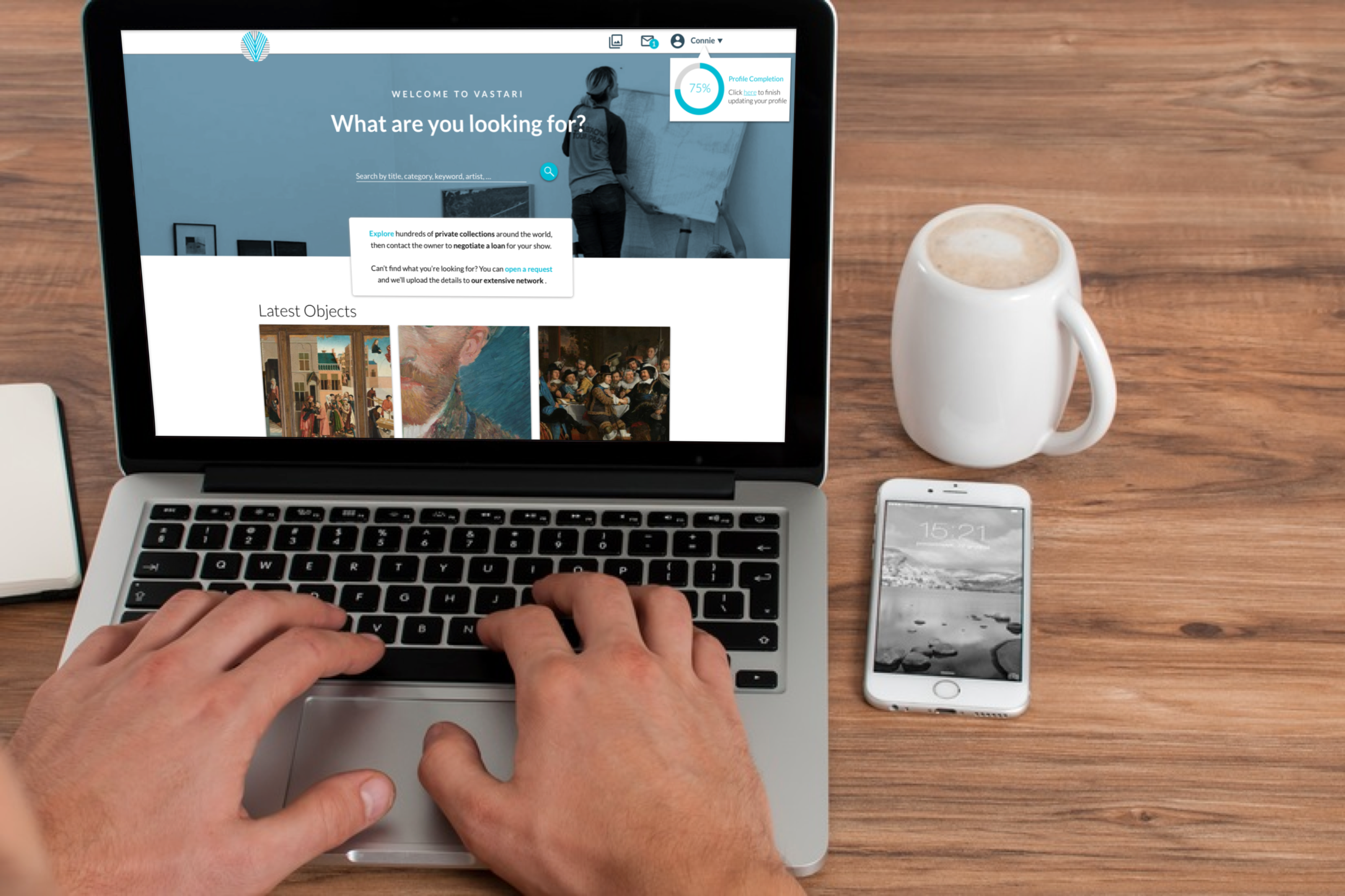 Vastari, Improving the experience for new users. by Emanuela Cosentino