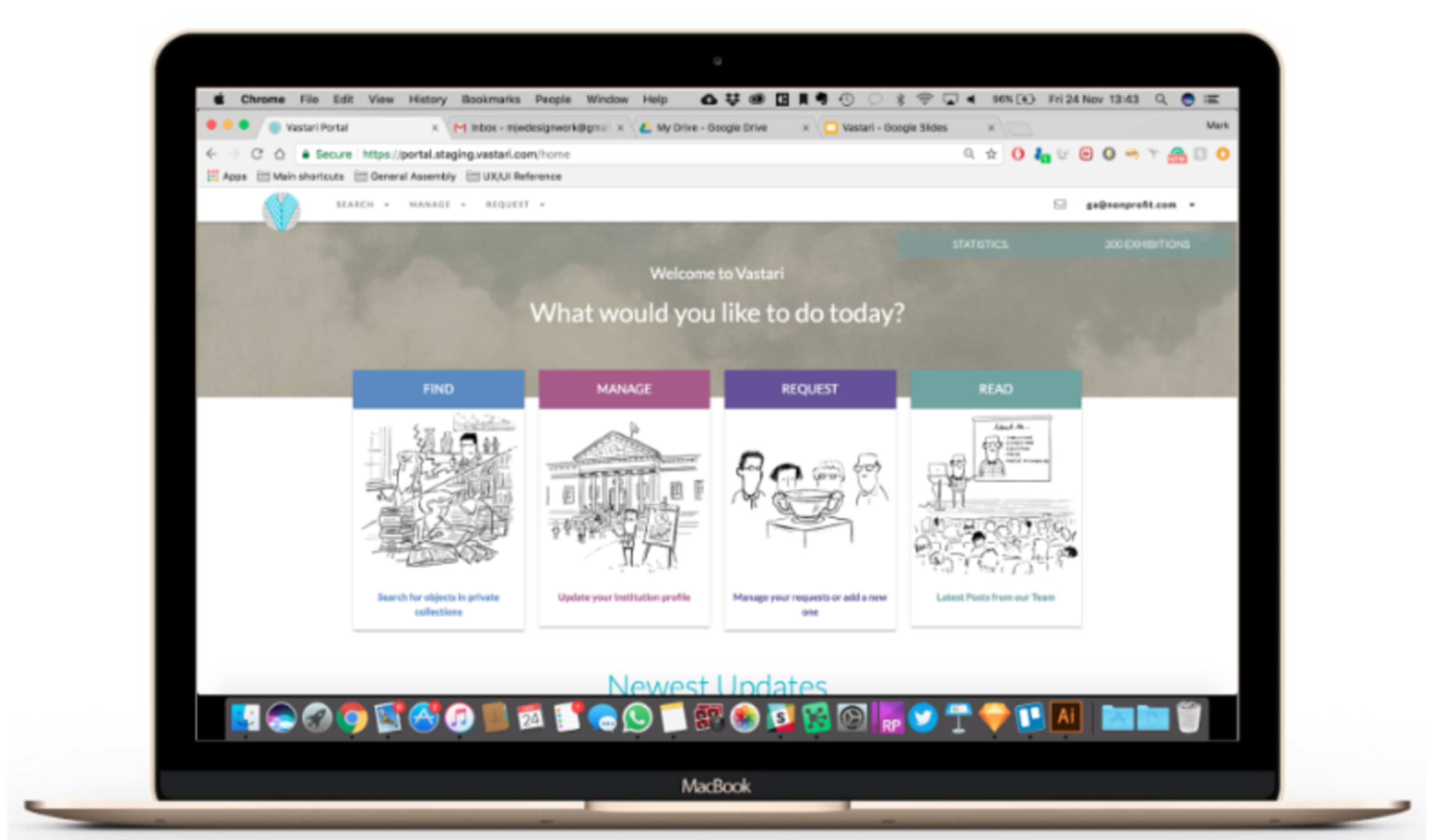 Vastari, Improving the experience for new users. by Emanuela Cosentino