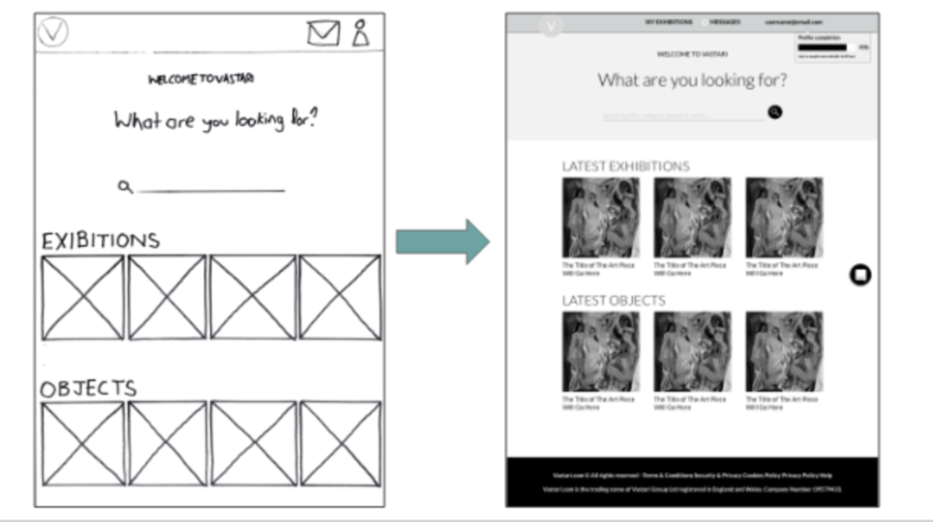 Vastari, Improving the experience for new users. by Emanuela Cosentino