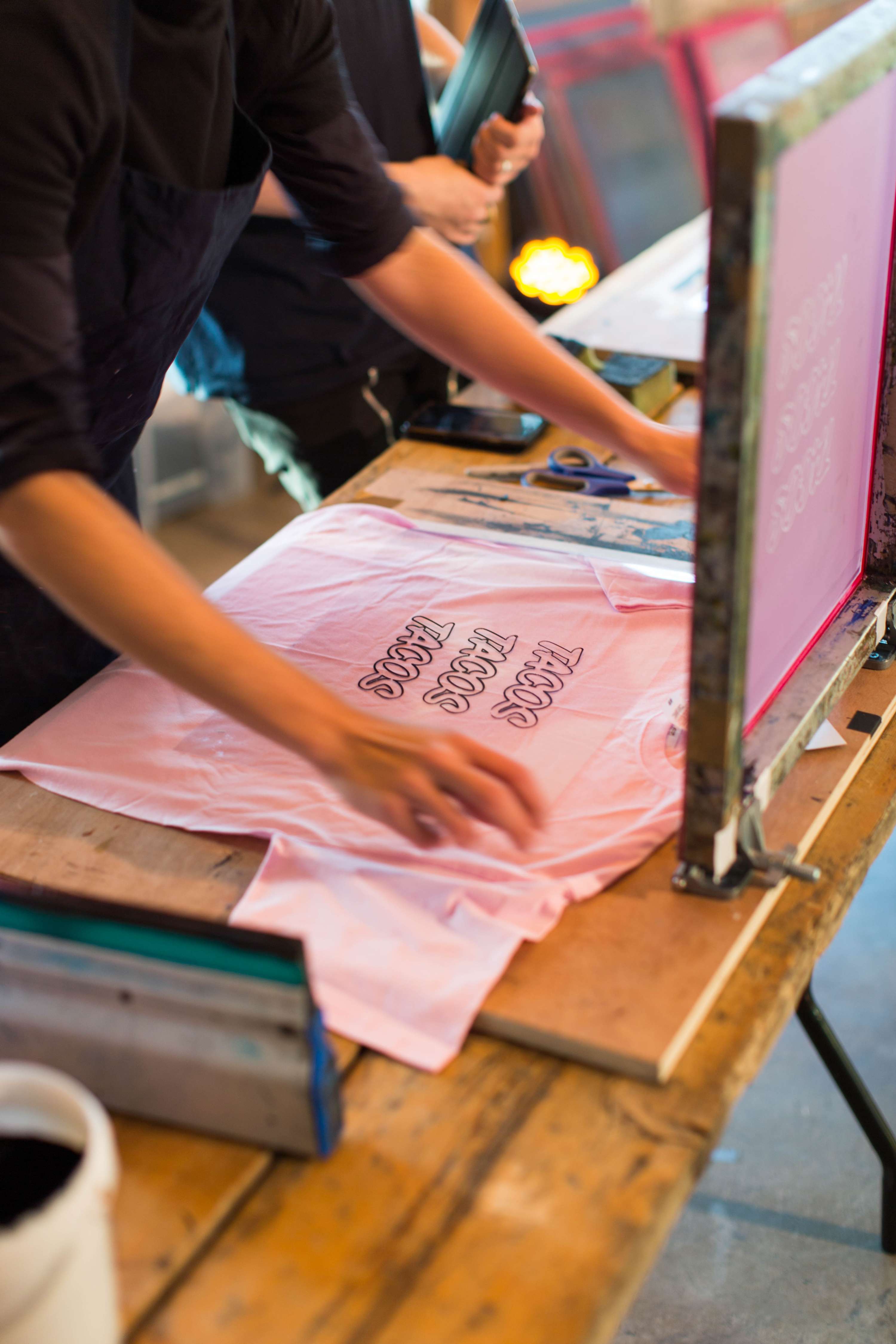 Screen Printing for TABASCO by Nicole Line