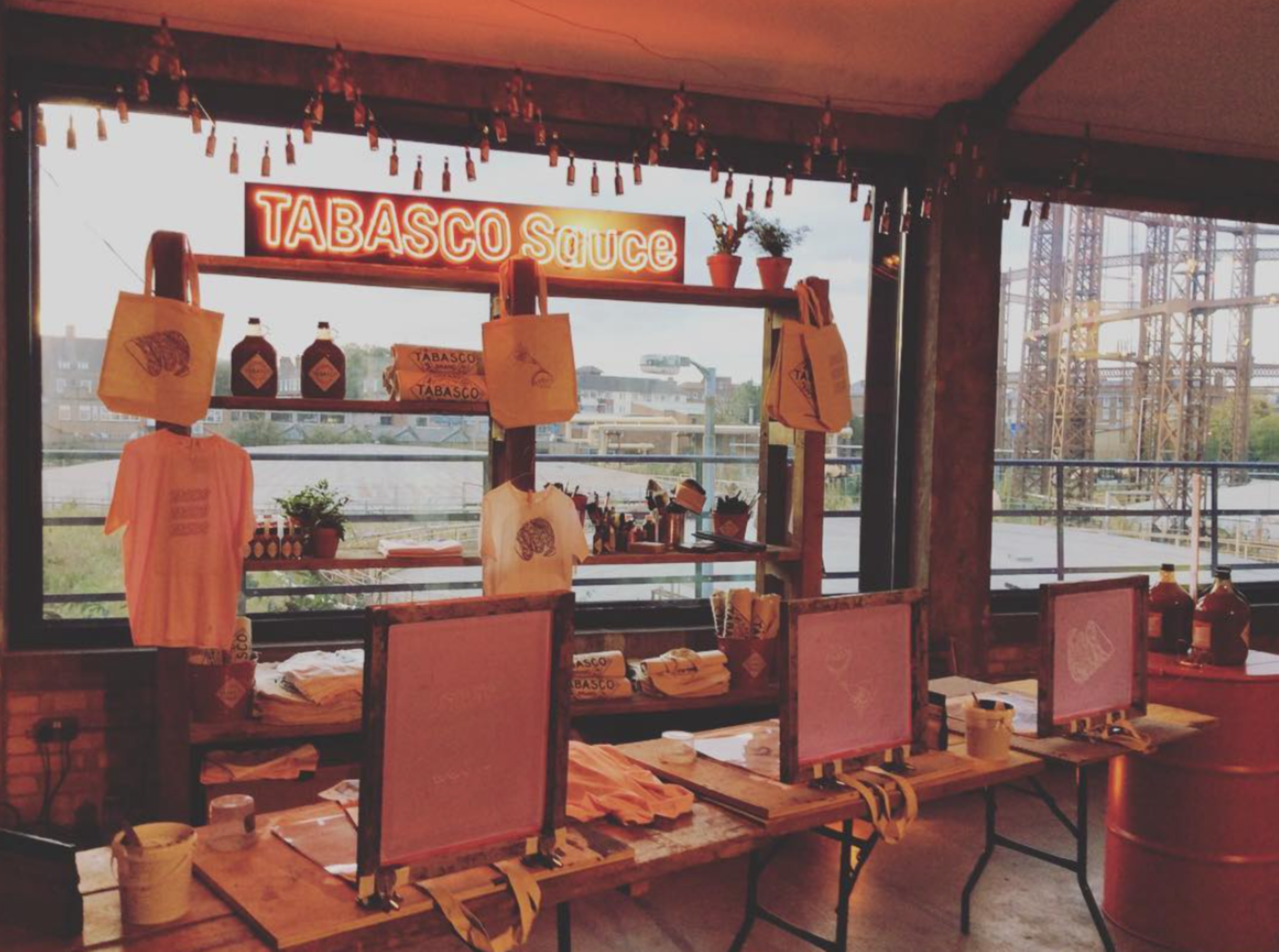 Screen Printing for TABASCO by Nicole Line