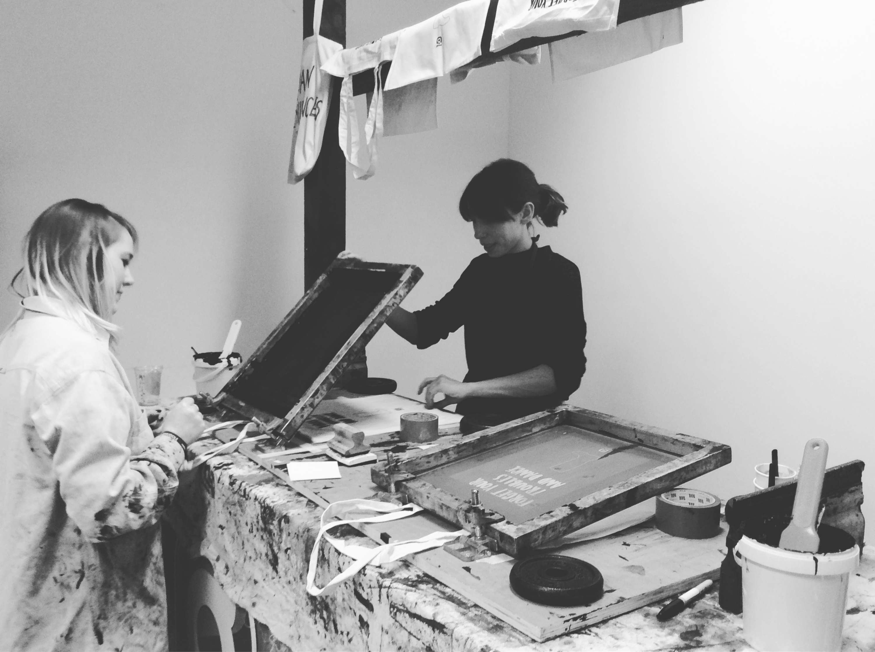 Screen Printing for Global by Nicole Line