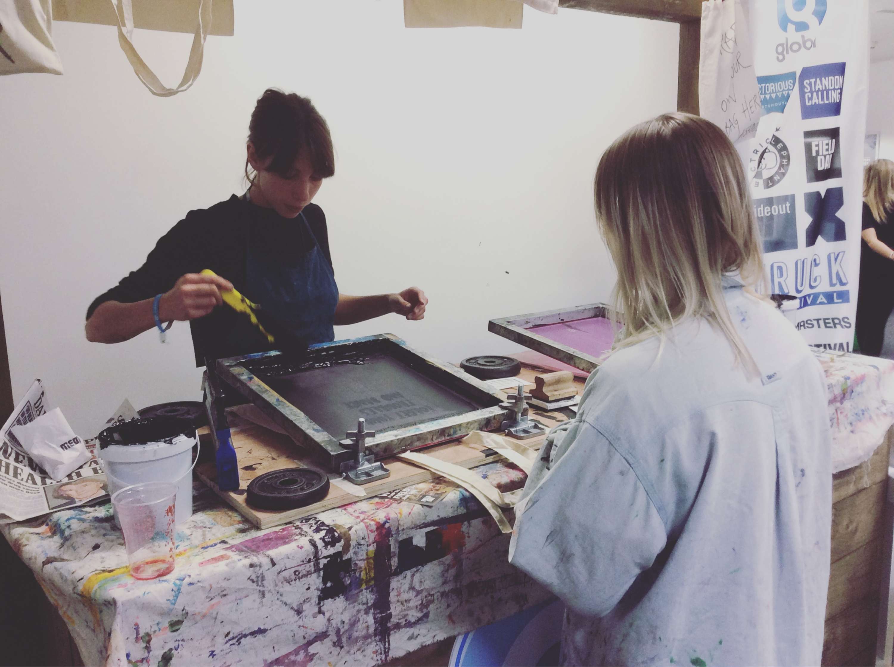 Screen Printing for Global by Nicole Line