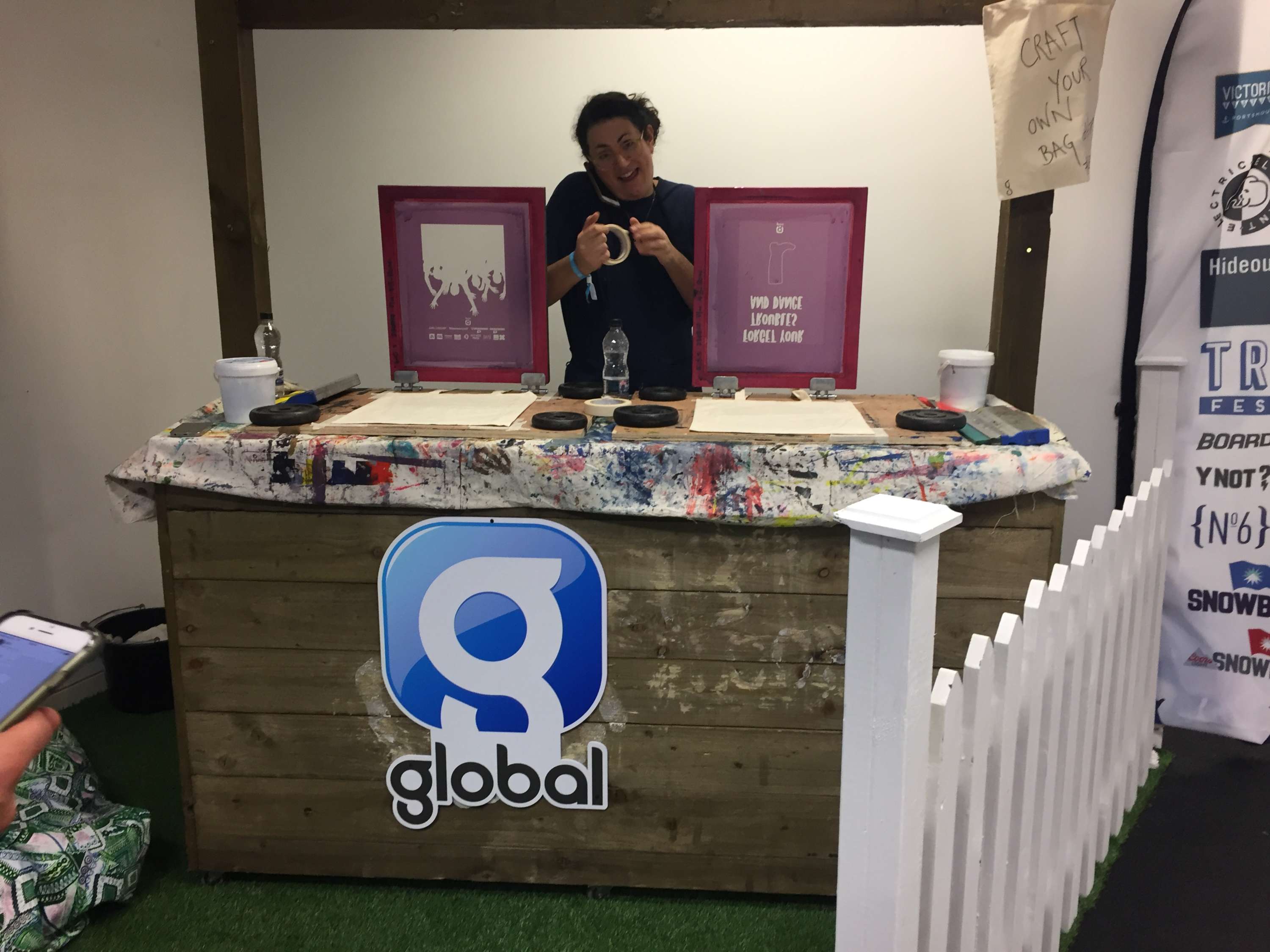 Screen Printing for Global by Nicole Line