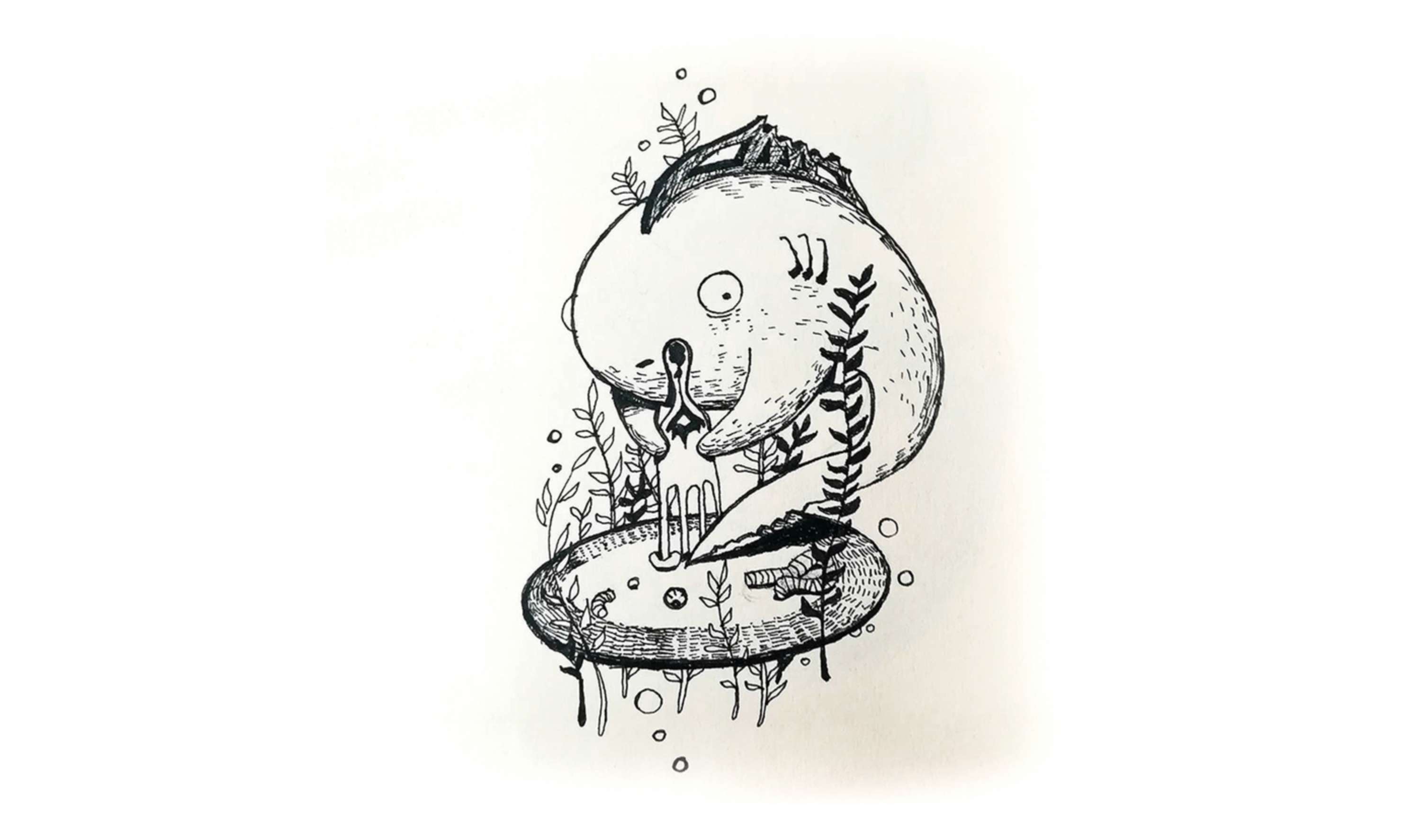 Inktober 2017 by Diana Stanciulescu