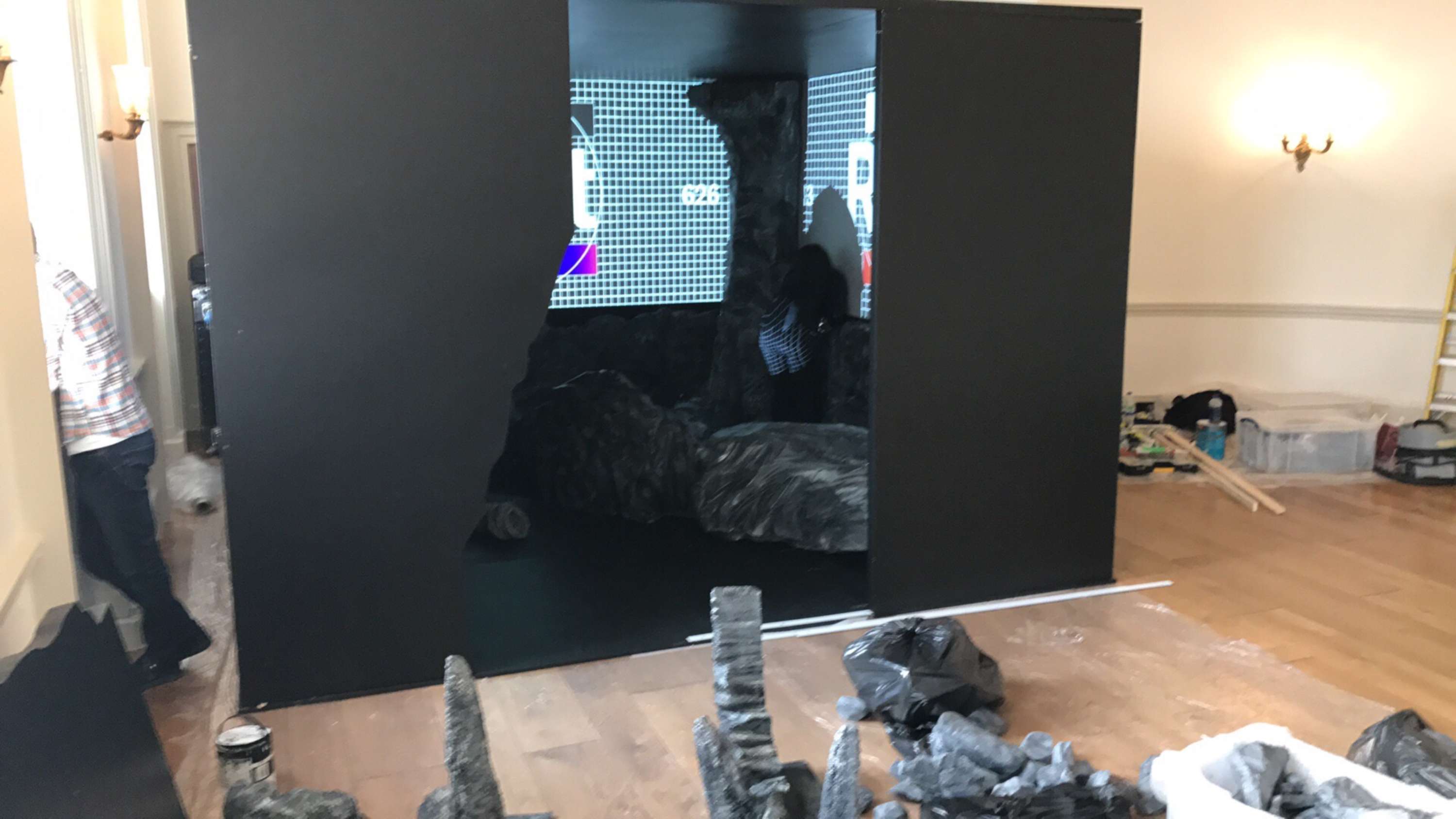 The projection cave by Paul Ward