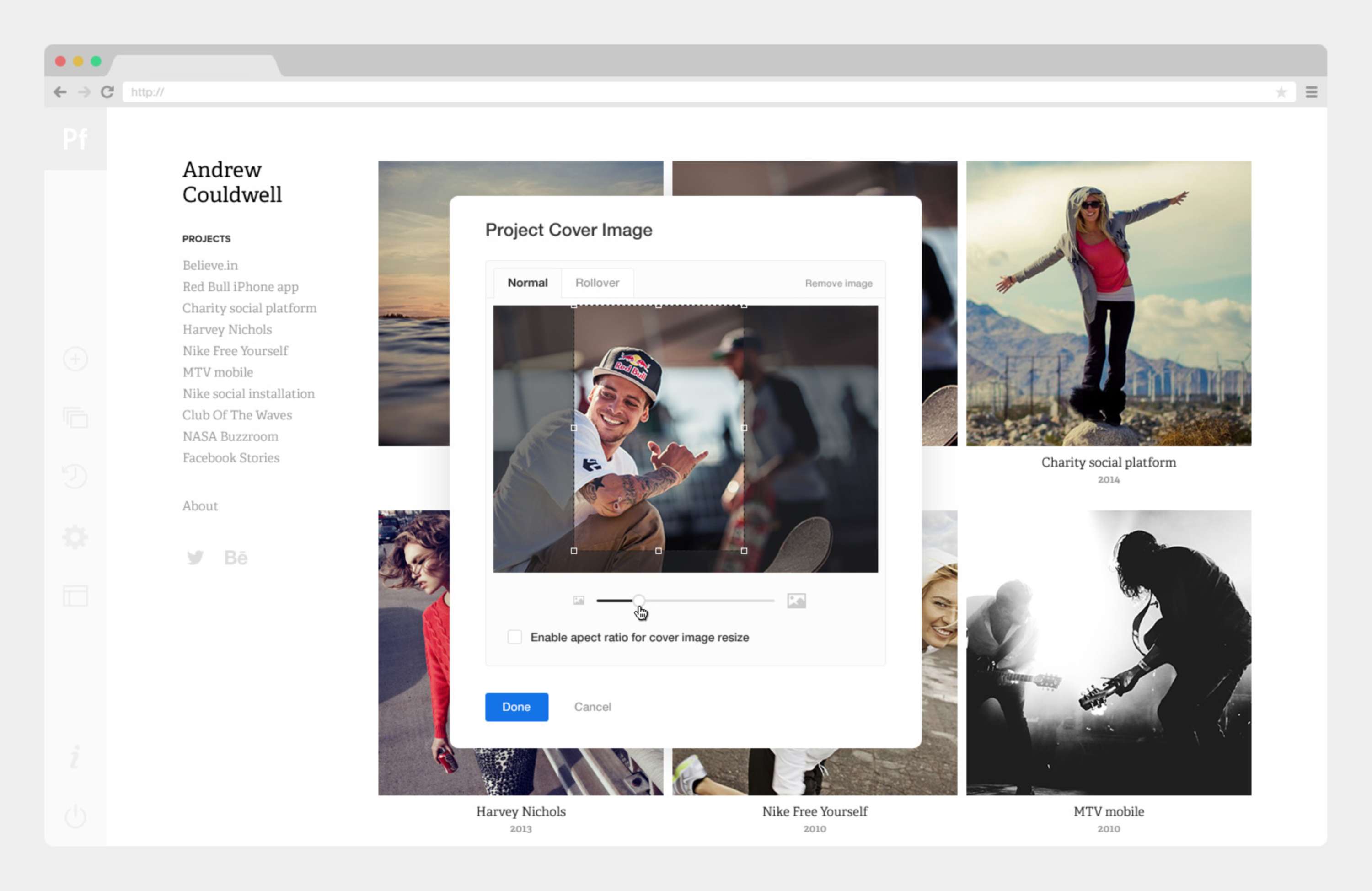 Adobe Portfolio by Andrew Couldwell