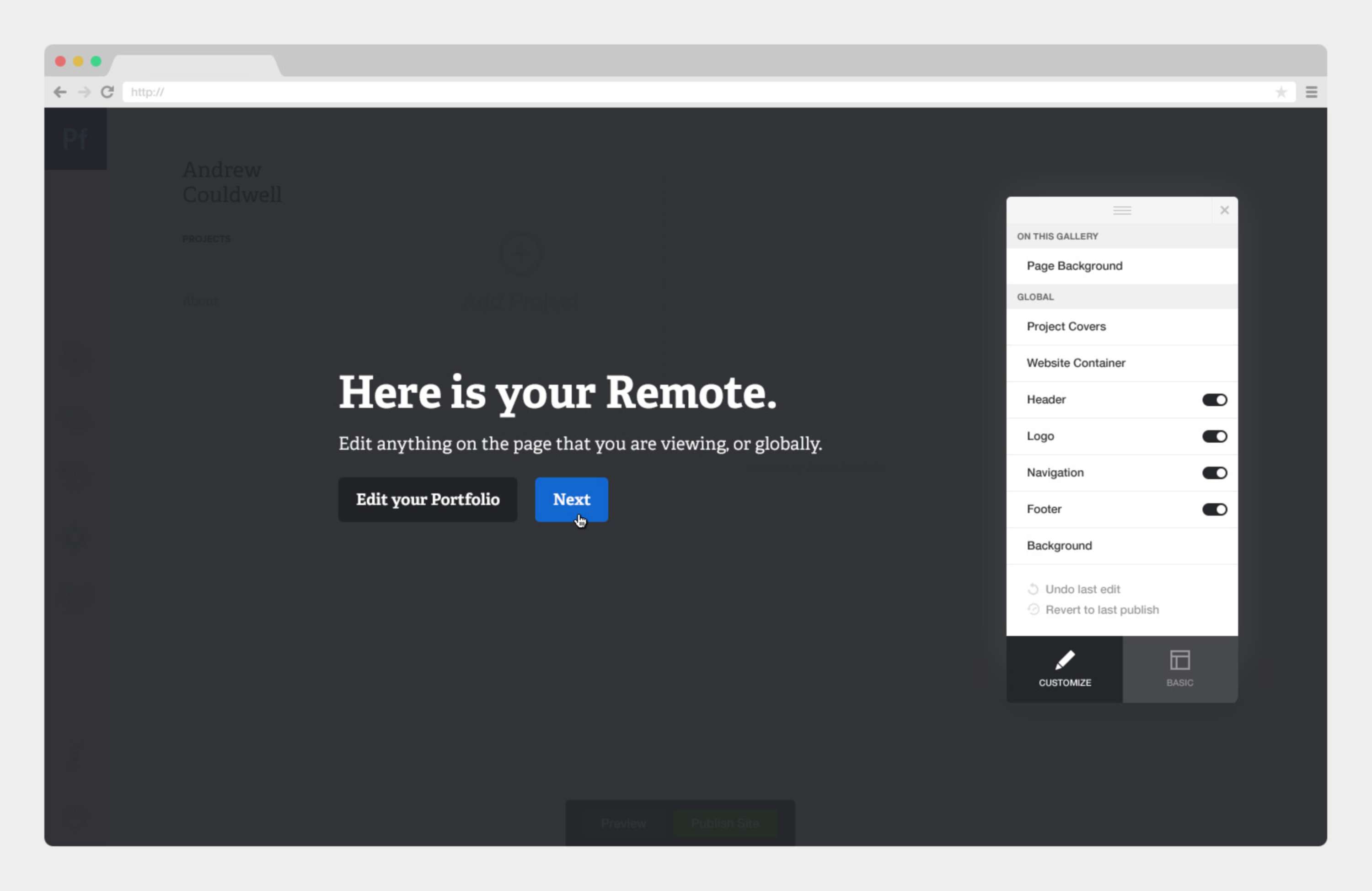 Adobe Portfolio by Andrew Couldwell