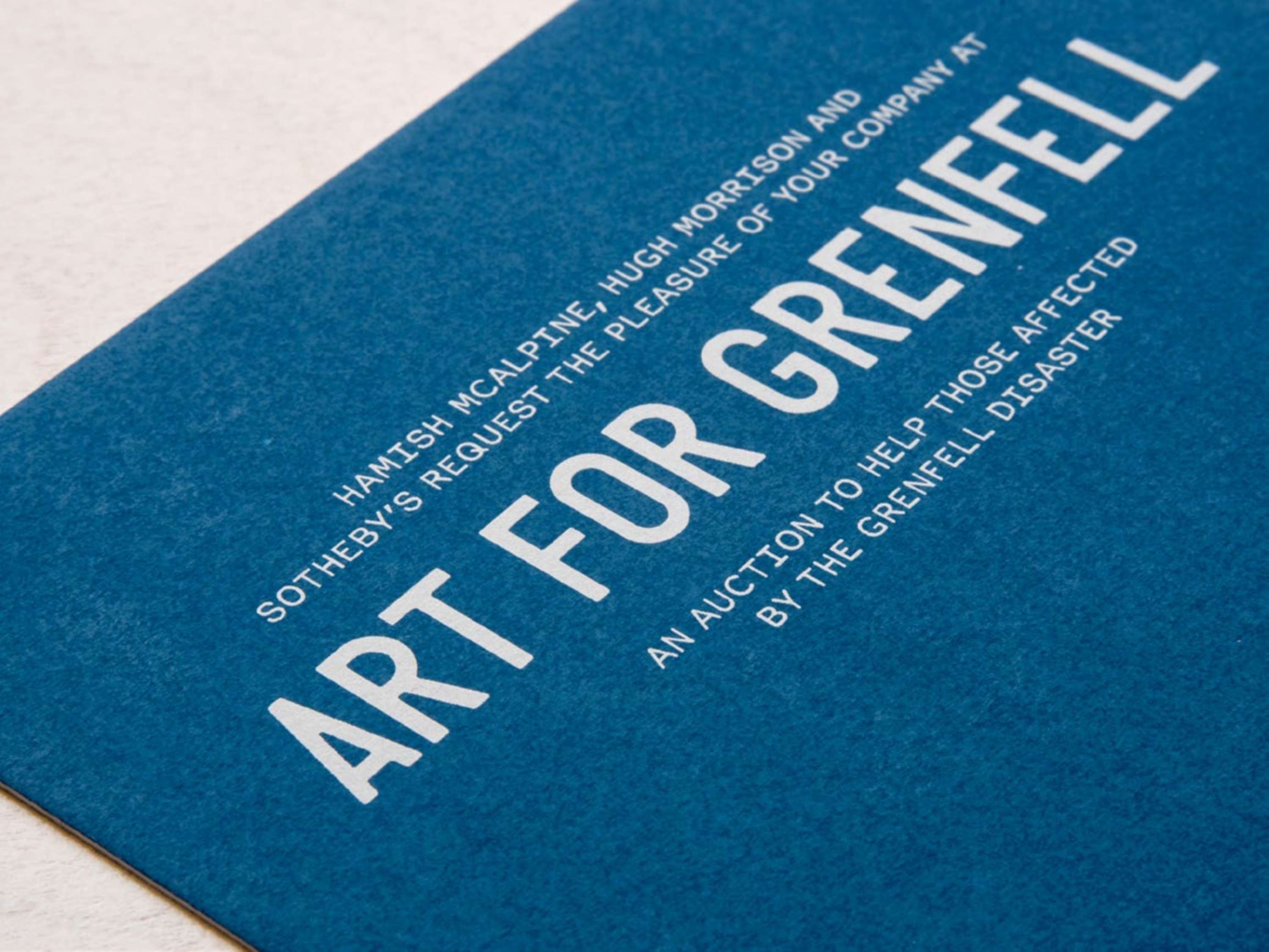 Art for Grenfell by Stuart Hall