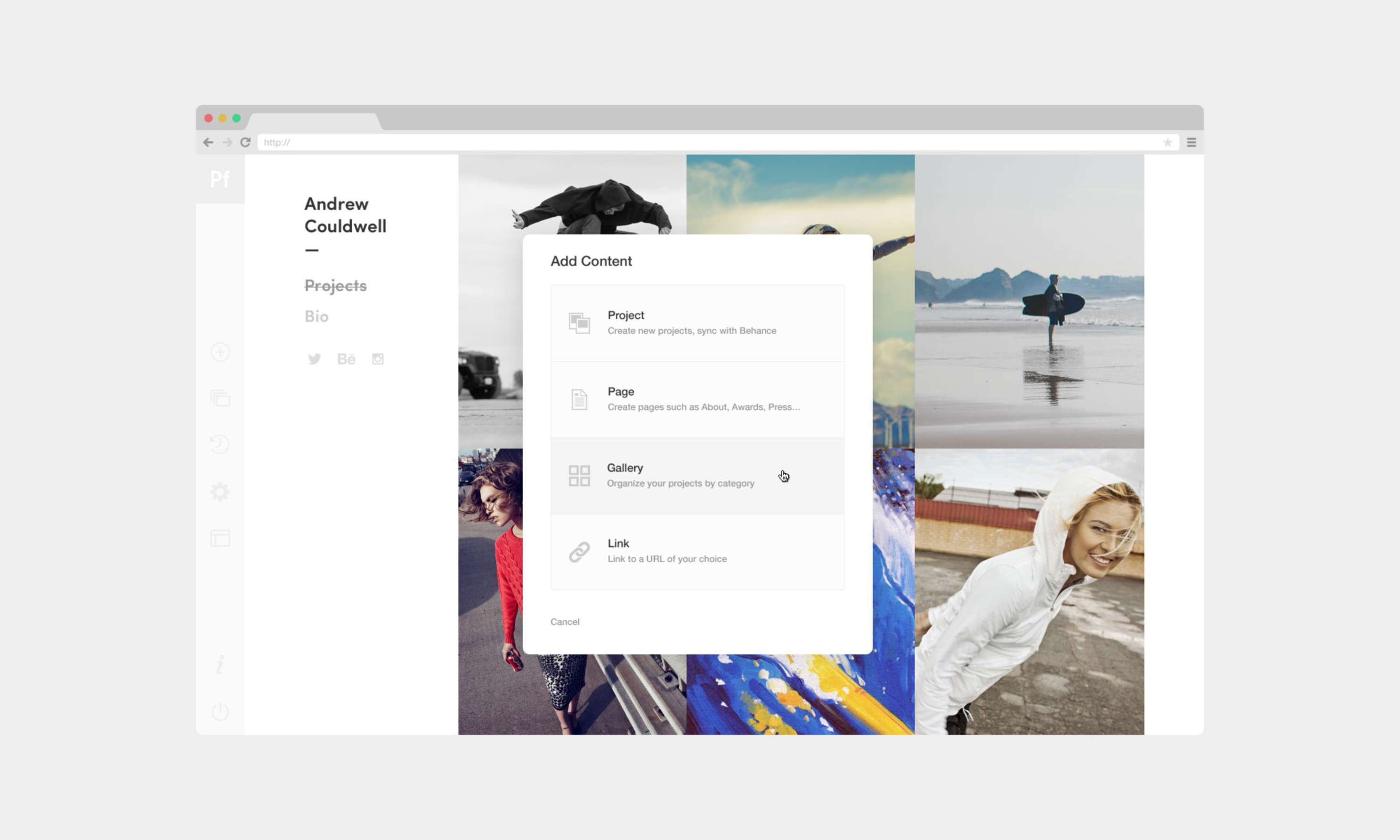 Adobe Portfolio by Andrew Couldwell