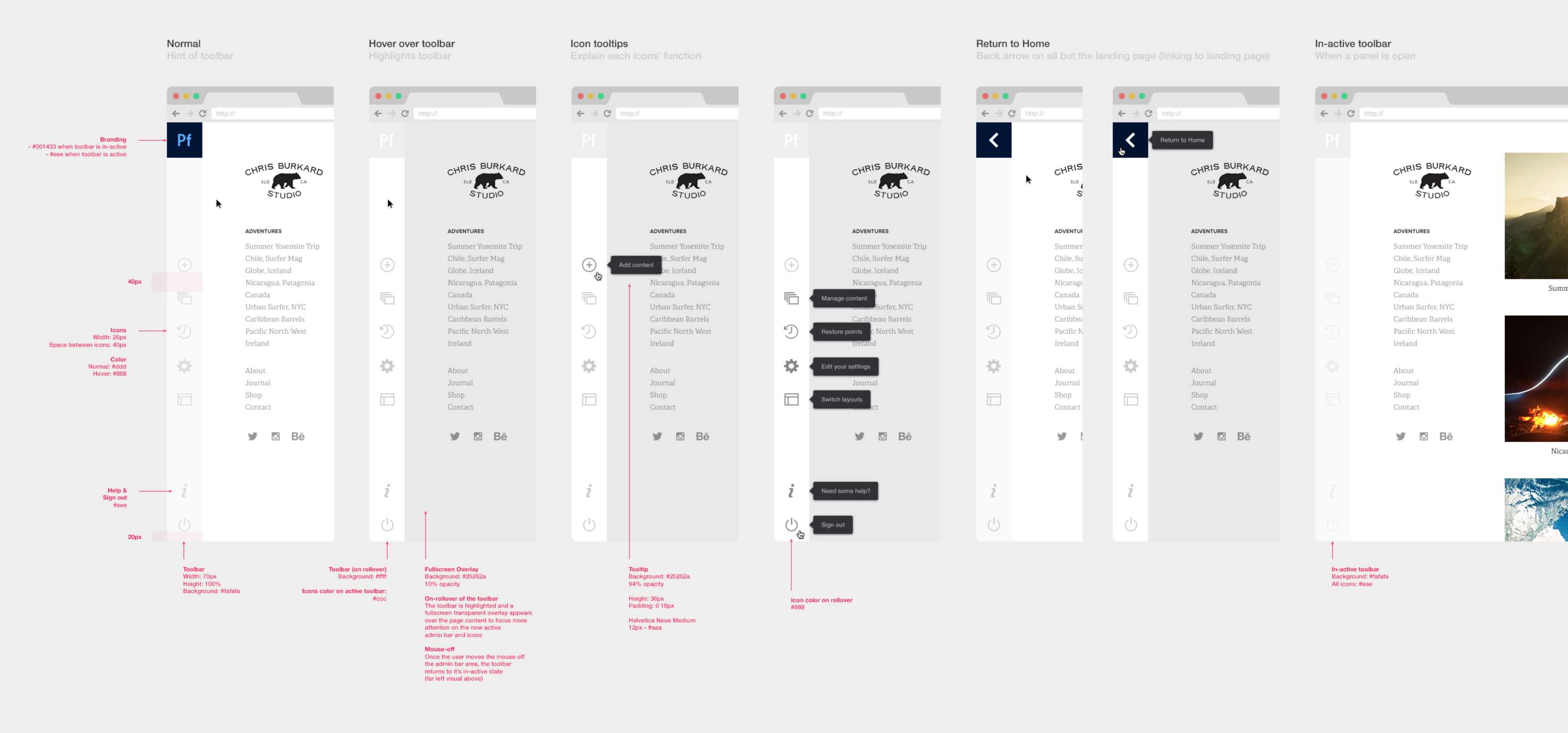 Adobe Portfolio by Andrew Couldwell