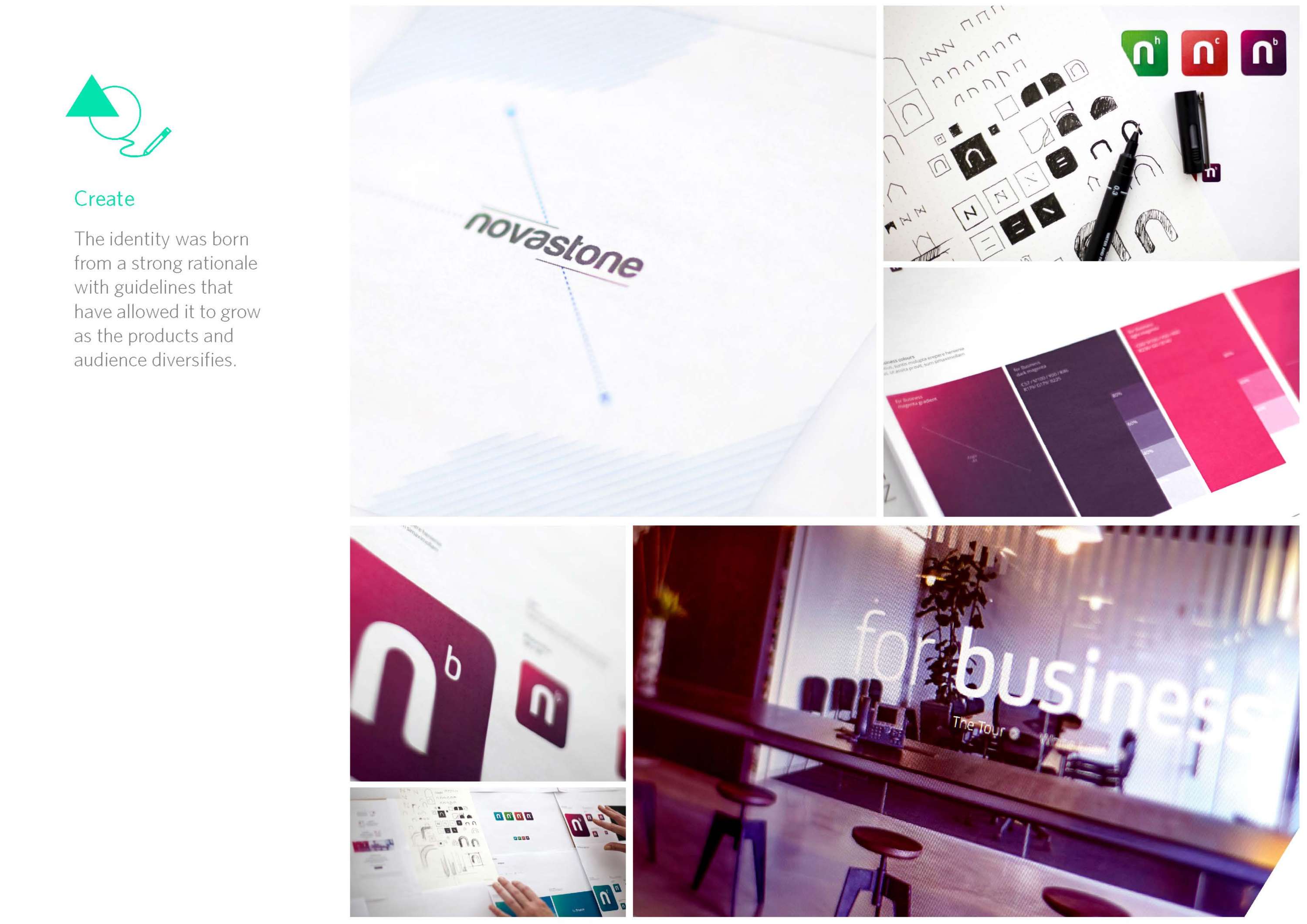 Novastone Branding and Collateral Design by ZZ+D