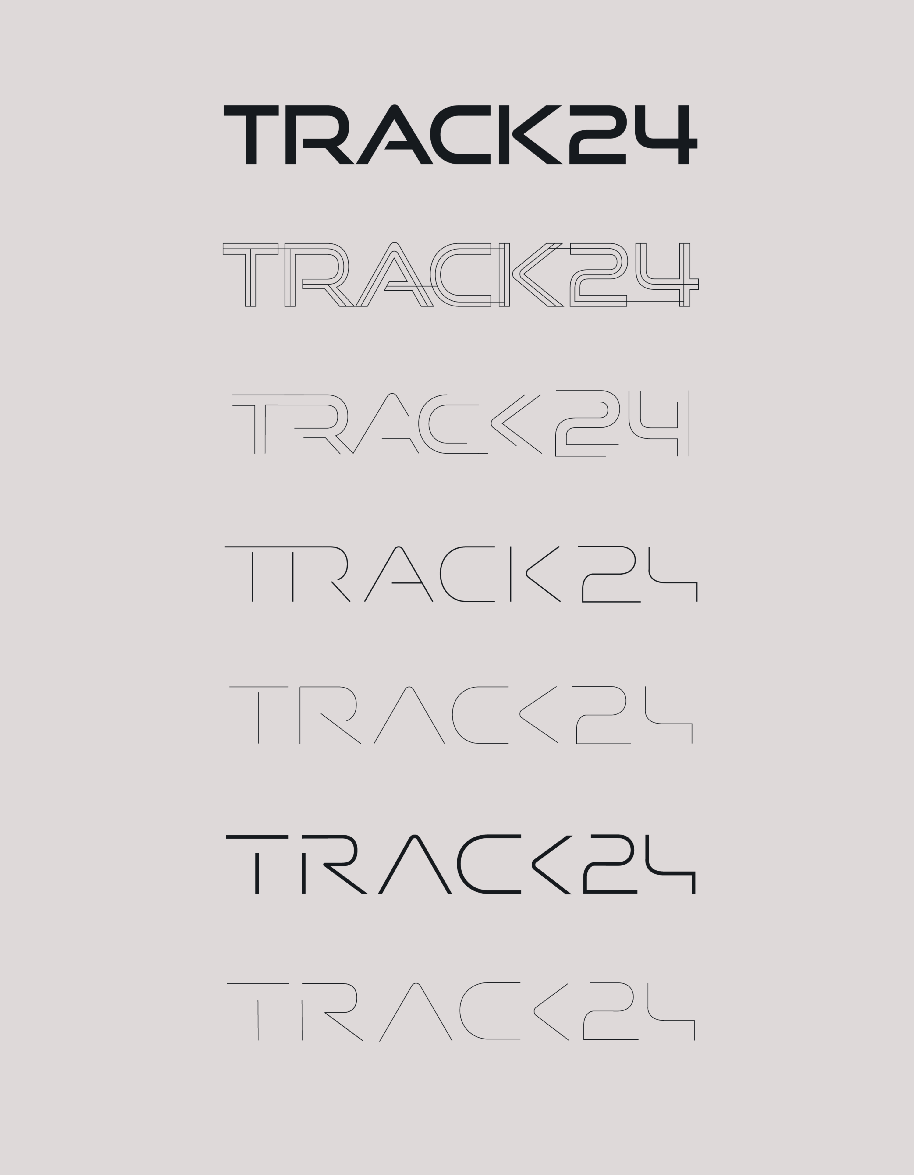 TRACK24 Visual Identity by Egle Laugalyte