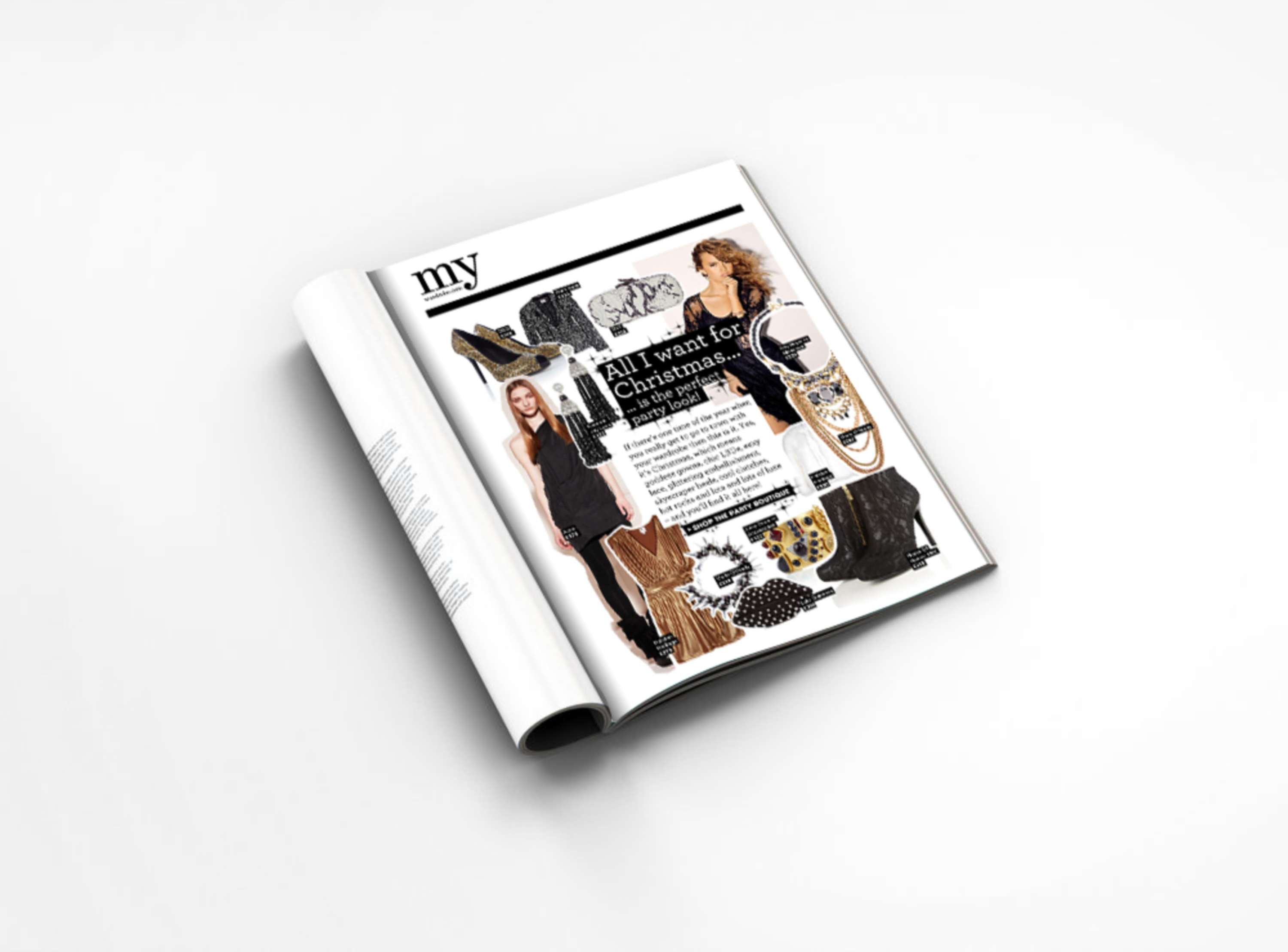 My Wardrobe - Editorial / landing pages by Gavin Jones