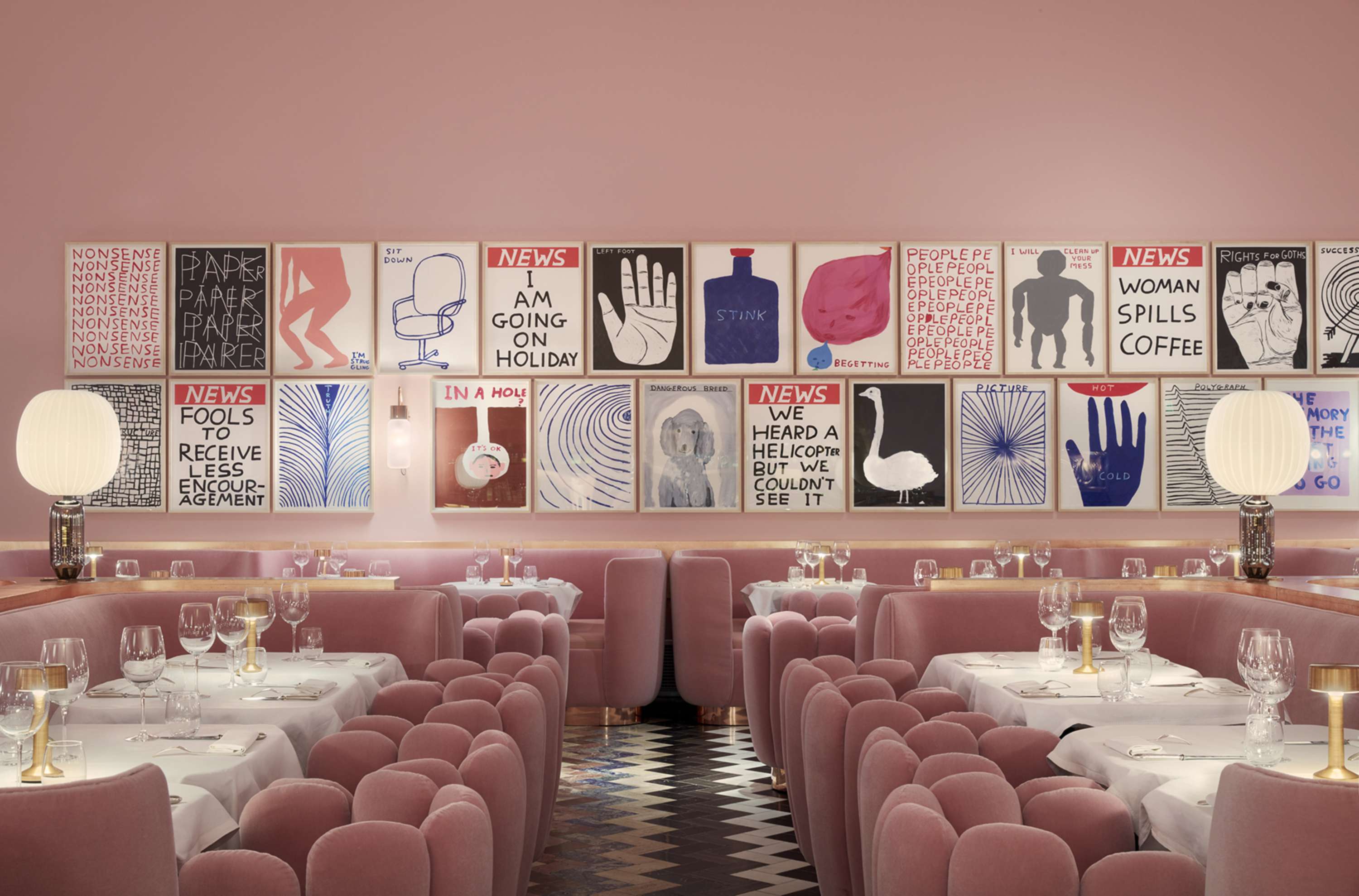 David Shrigley unveils new work at sketch by Scott & Co