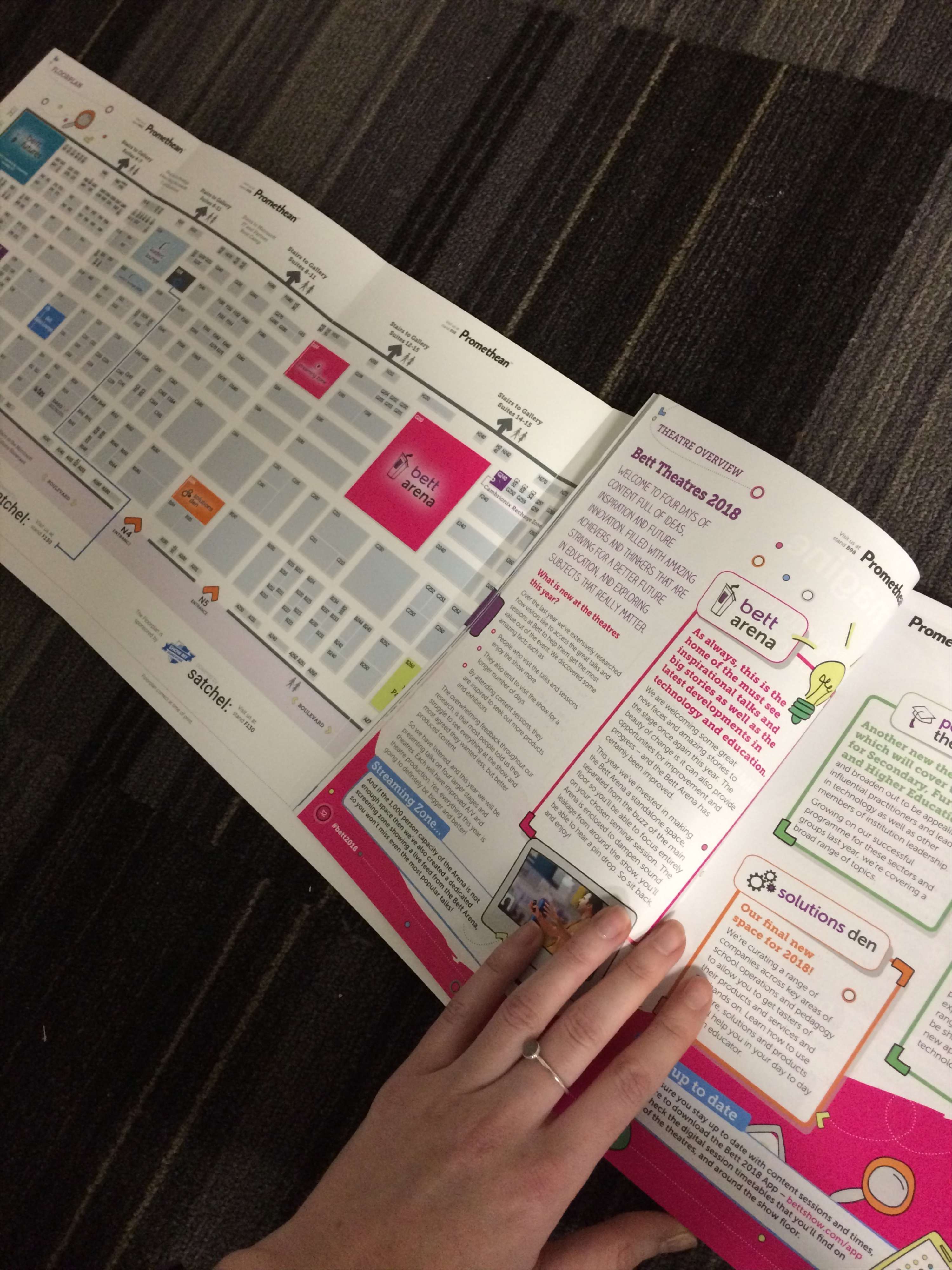 Bett 2018 - Event Identity &  Publication Design by Katie Barron