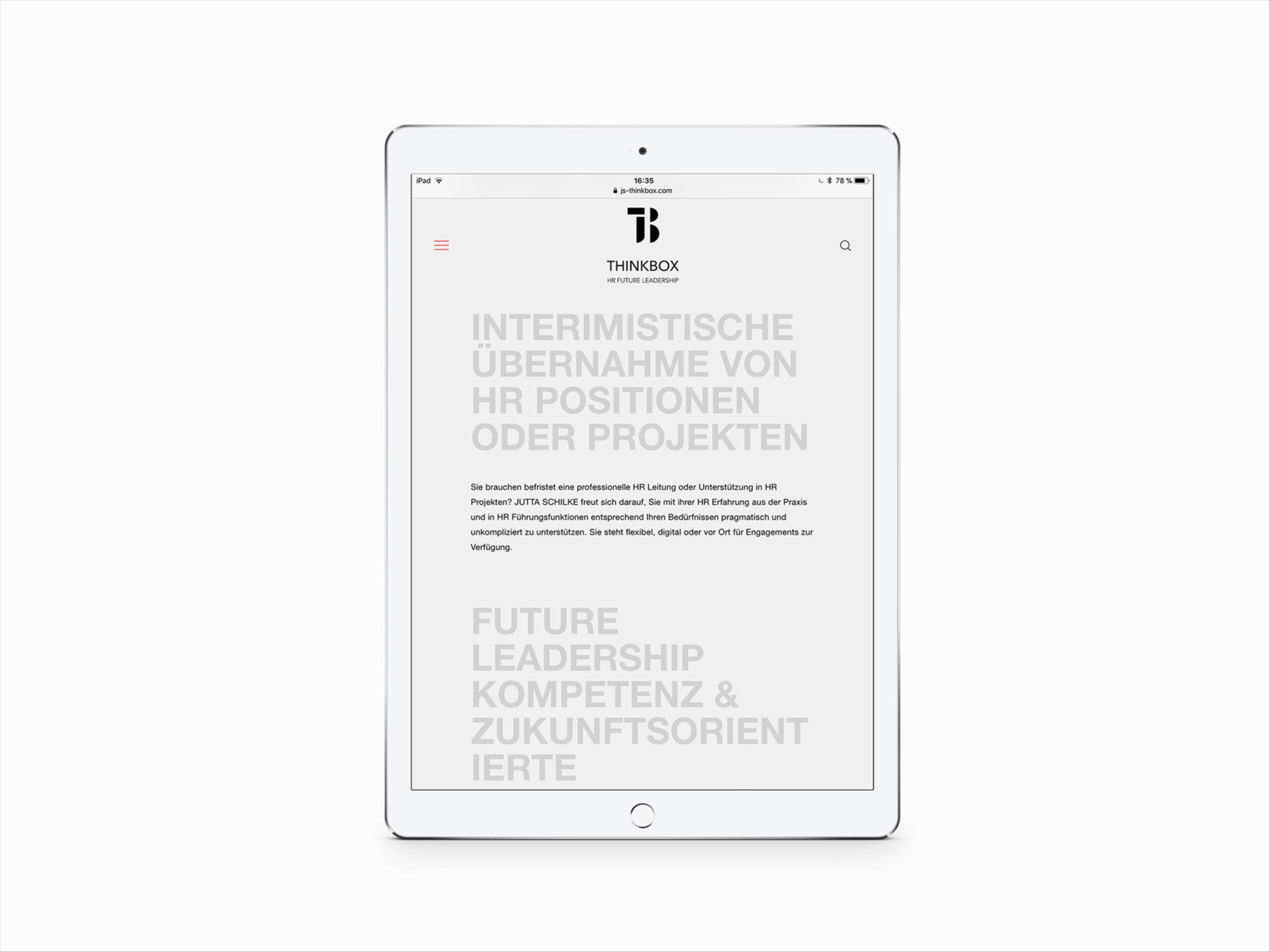 Corporate Identity – Thinkbox by Anne Schubert