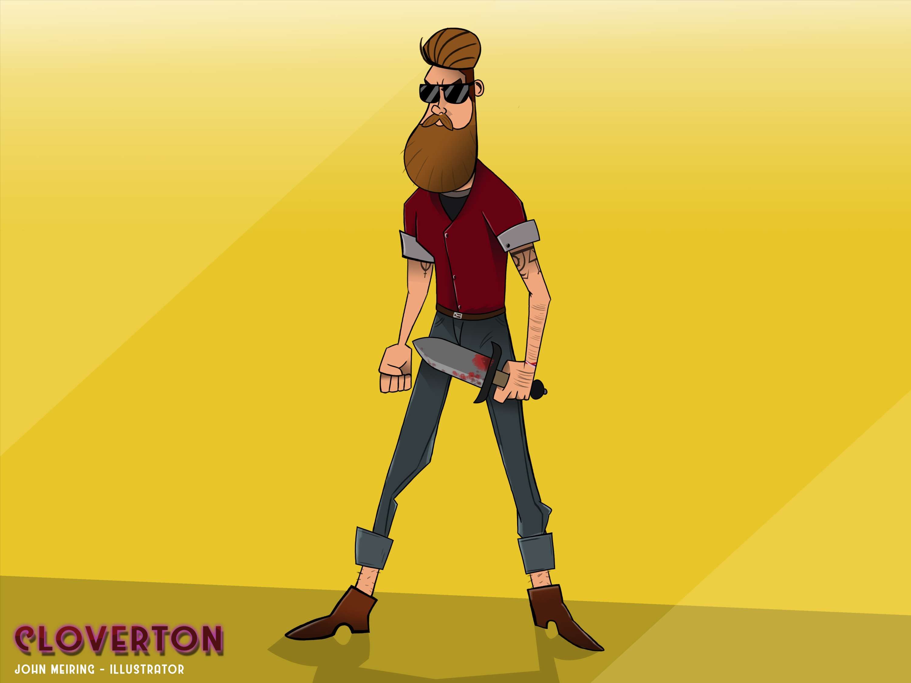Cloverton Game character Concepts by Odd Pumpkin Studio