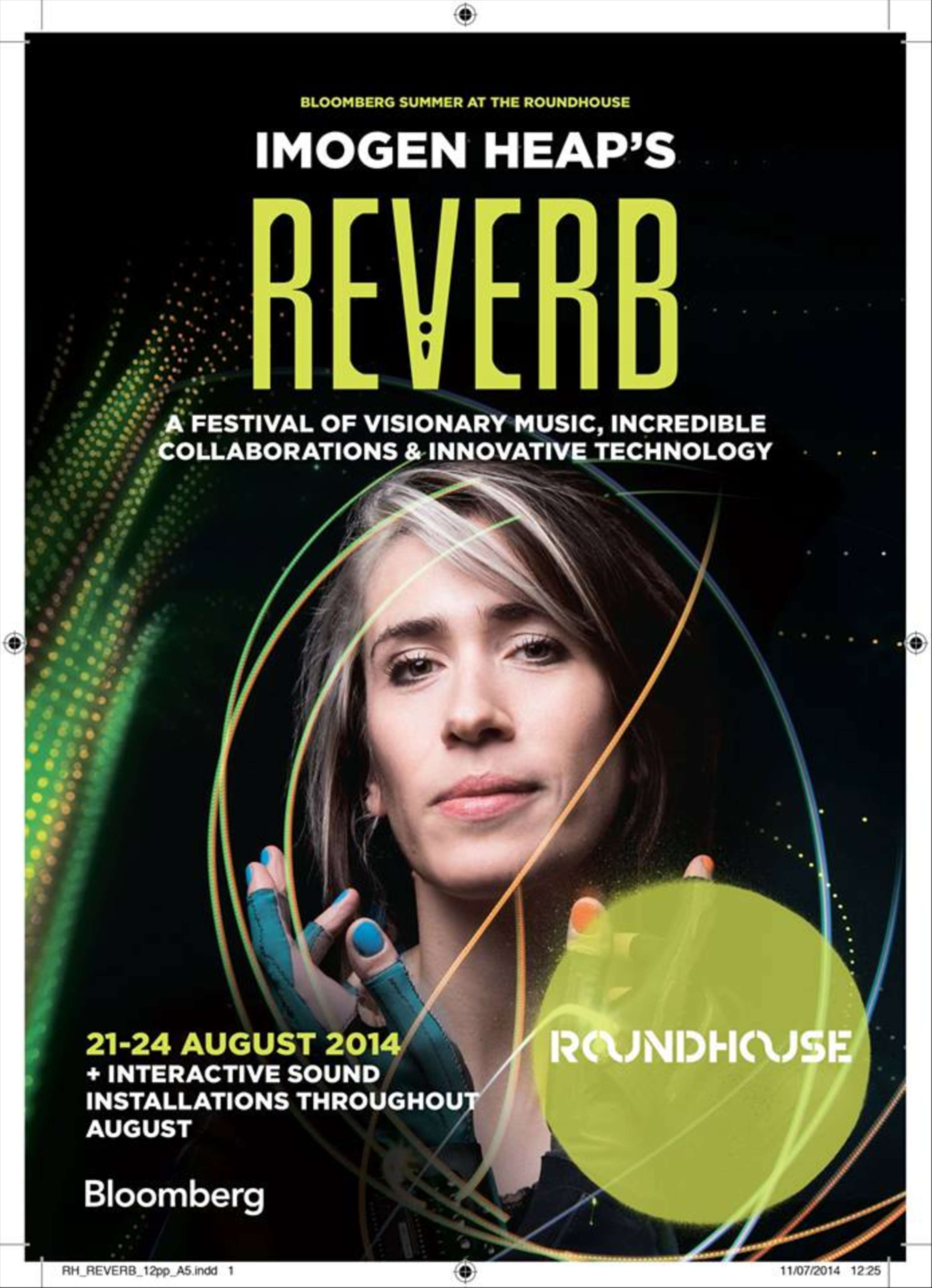 The Aboreal Lightning Project for Imogen Heap | CAMDEN ROUNDHOUSE by Yasmin Metz-Johnson