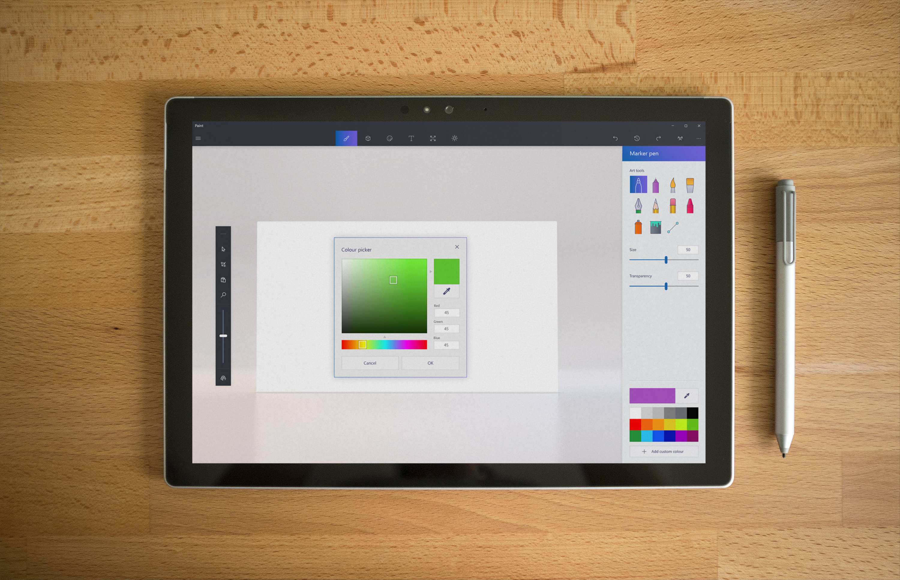 The update of the iconic Microsoft Paint app by Sofia Bastos