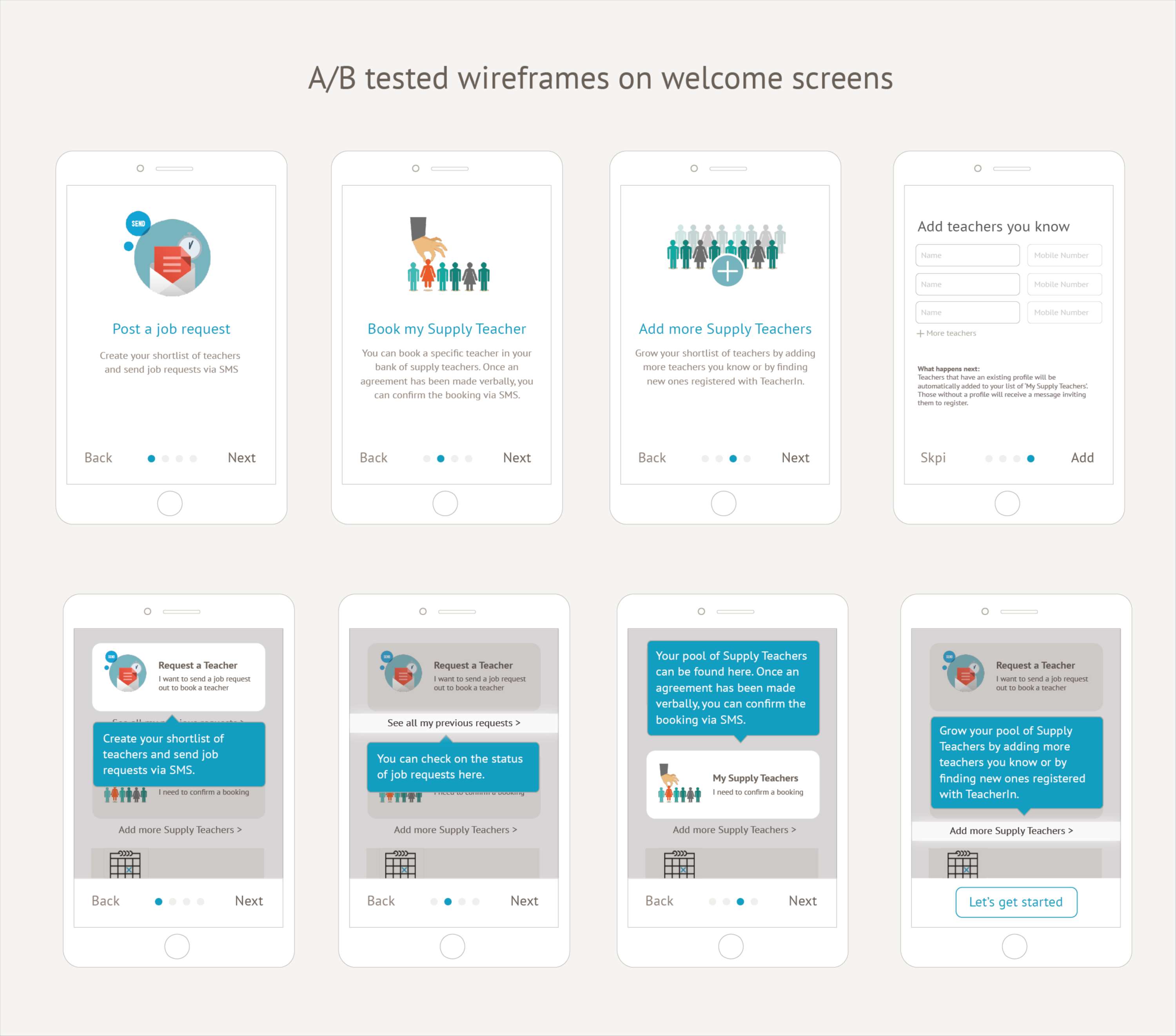 Mobile App onboarding UX by YuTing Cheng