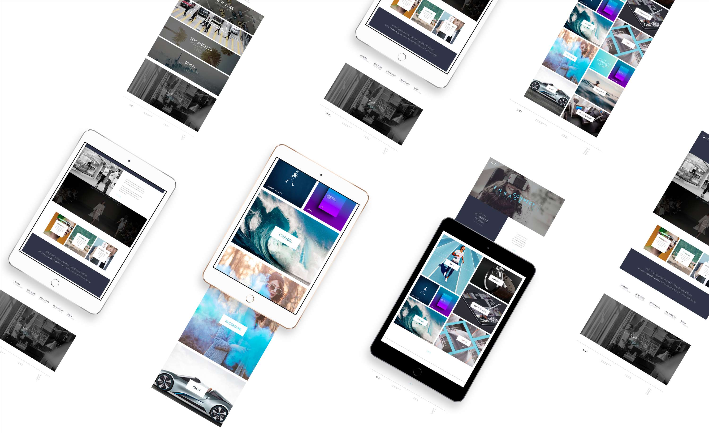 Responsive Web Design and branding for Quintessentially & Co. London by Chris Charalambous