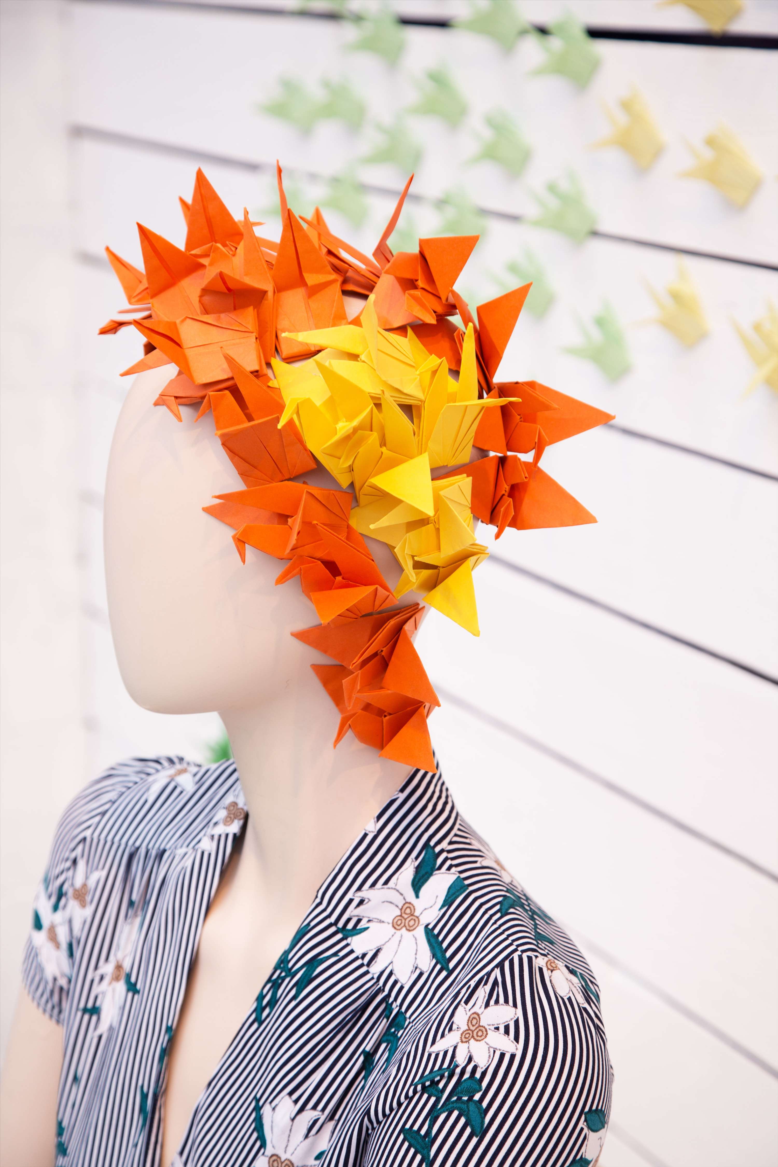 Window Design - Origami by Manuela Demuro