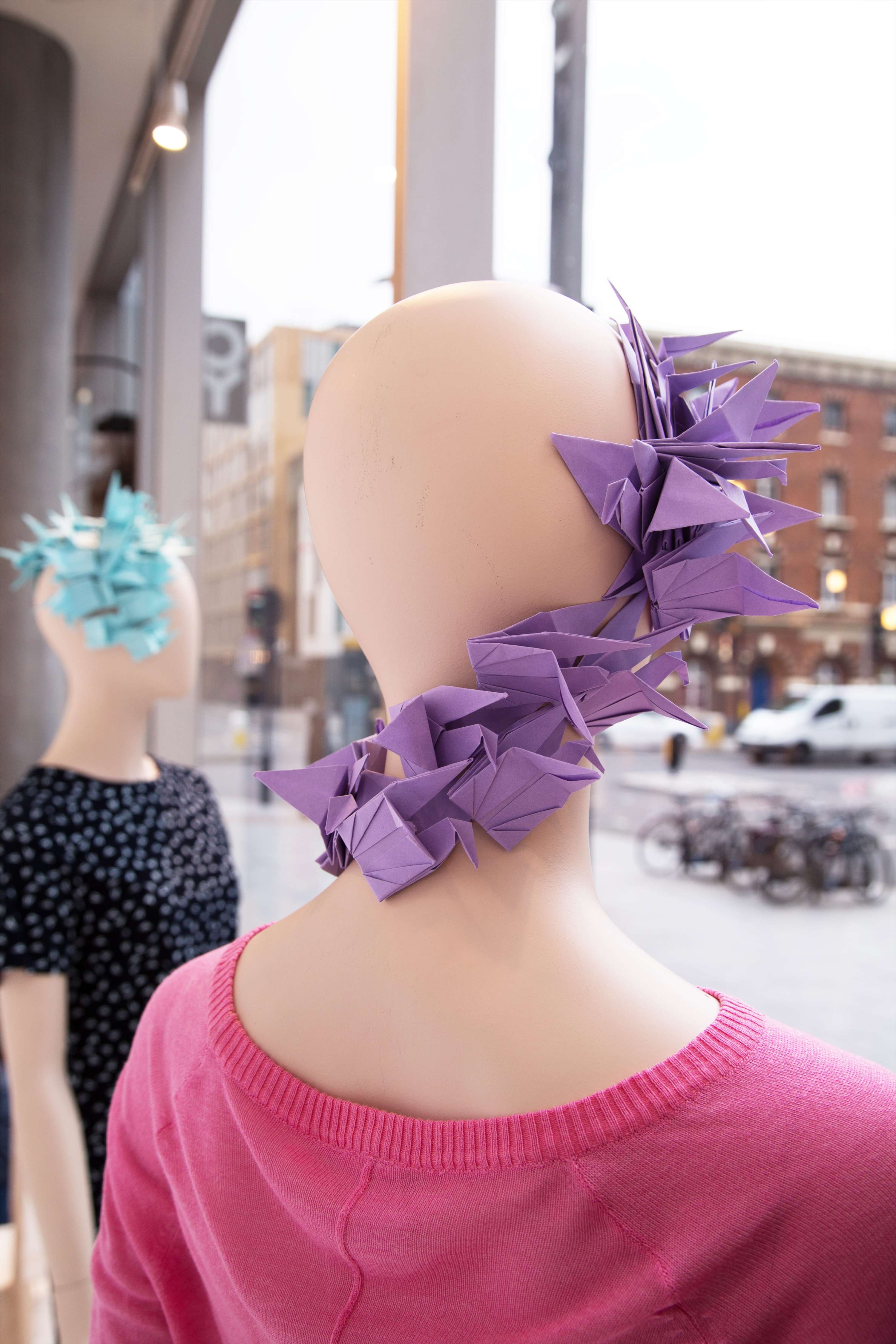 Window Design - Origami by Manuela Demuro
