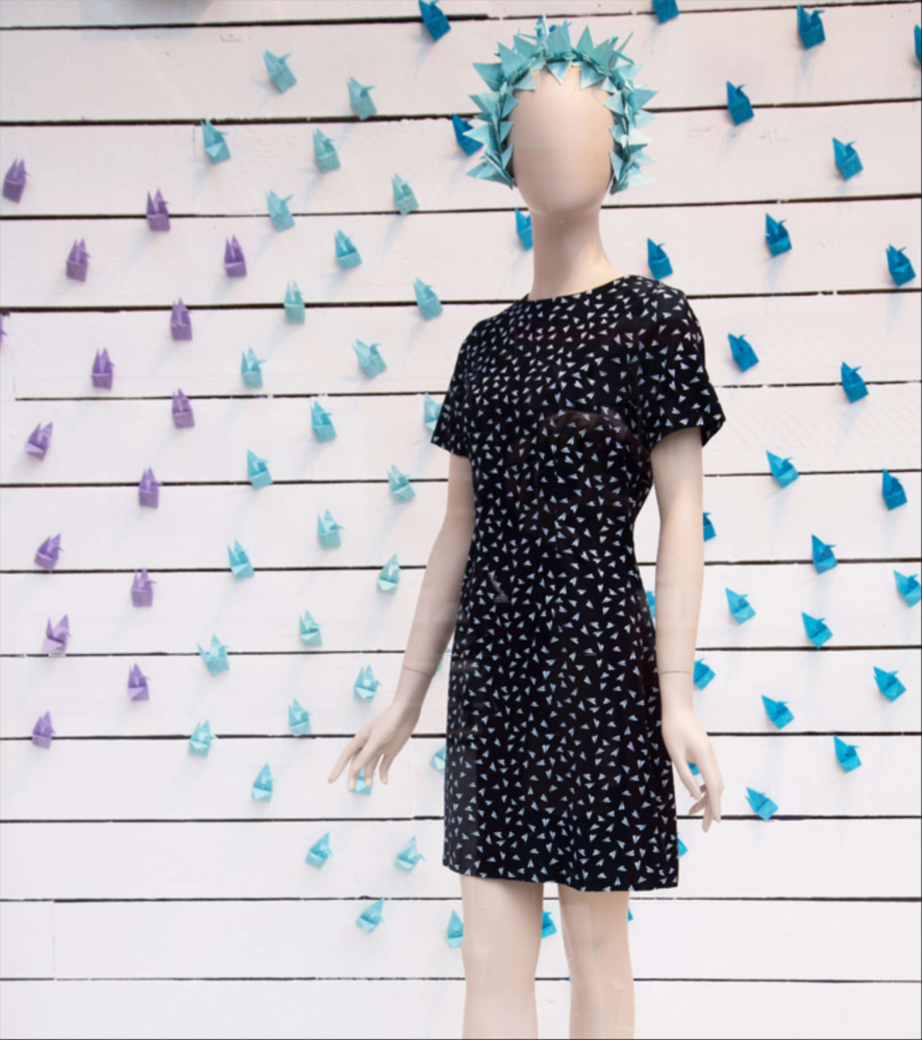Window Design - Origami by Manuela Demuro
