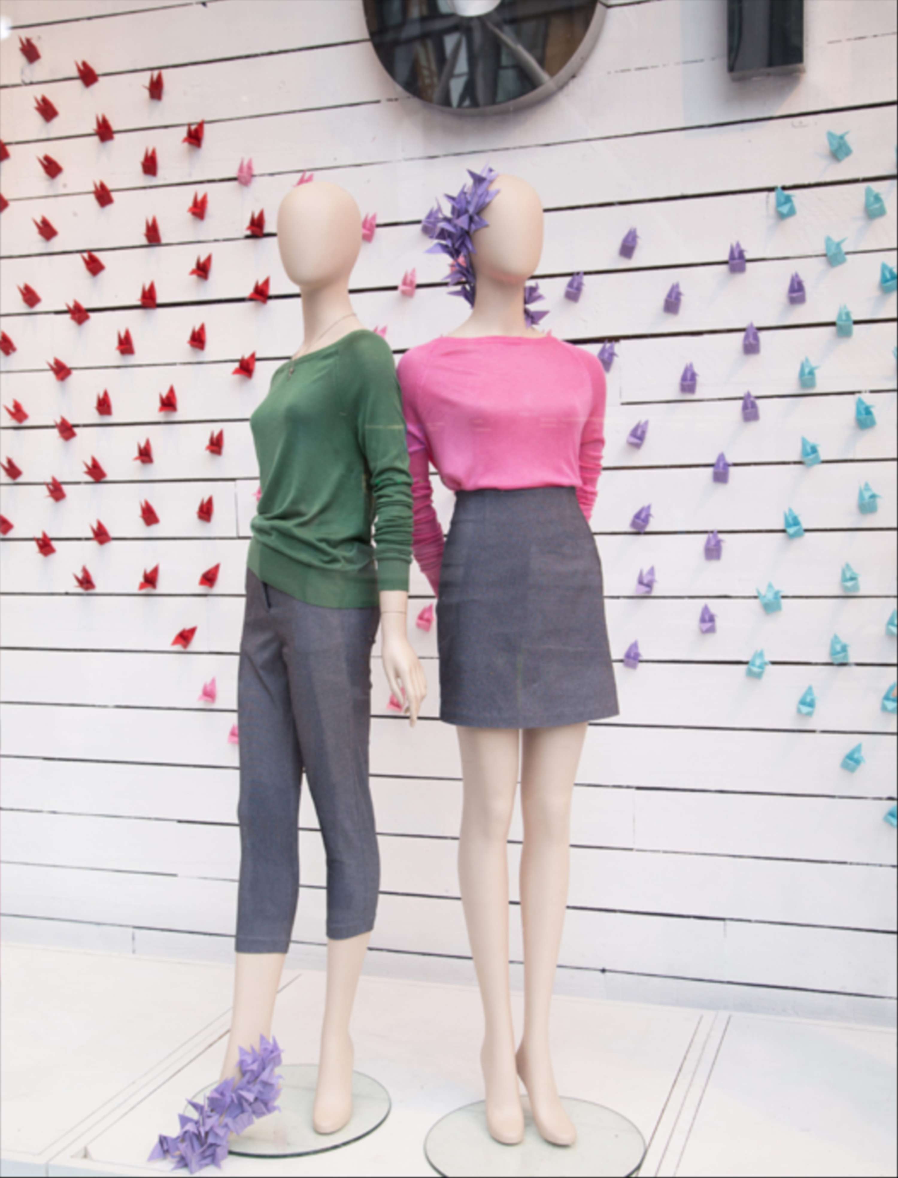 Window Design - Origami by Manuela Demuro