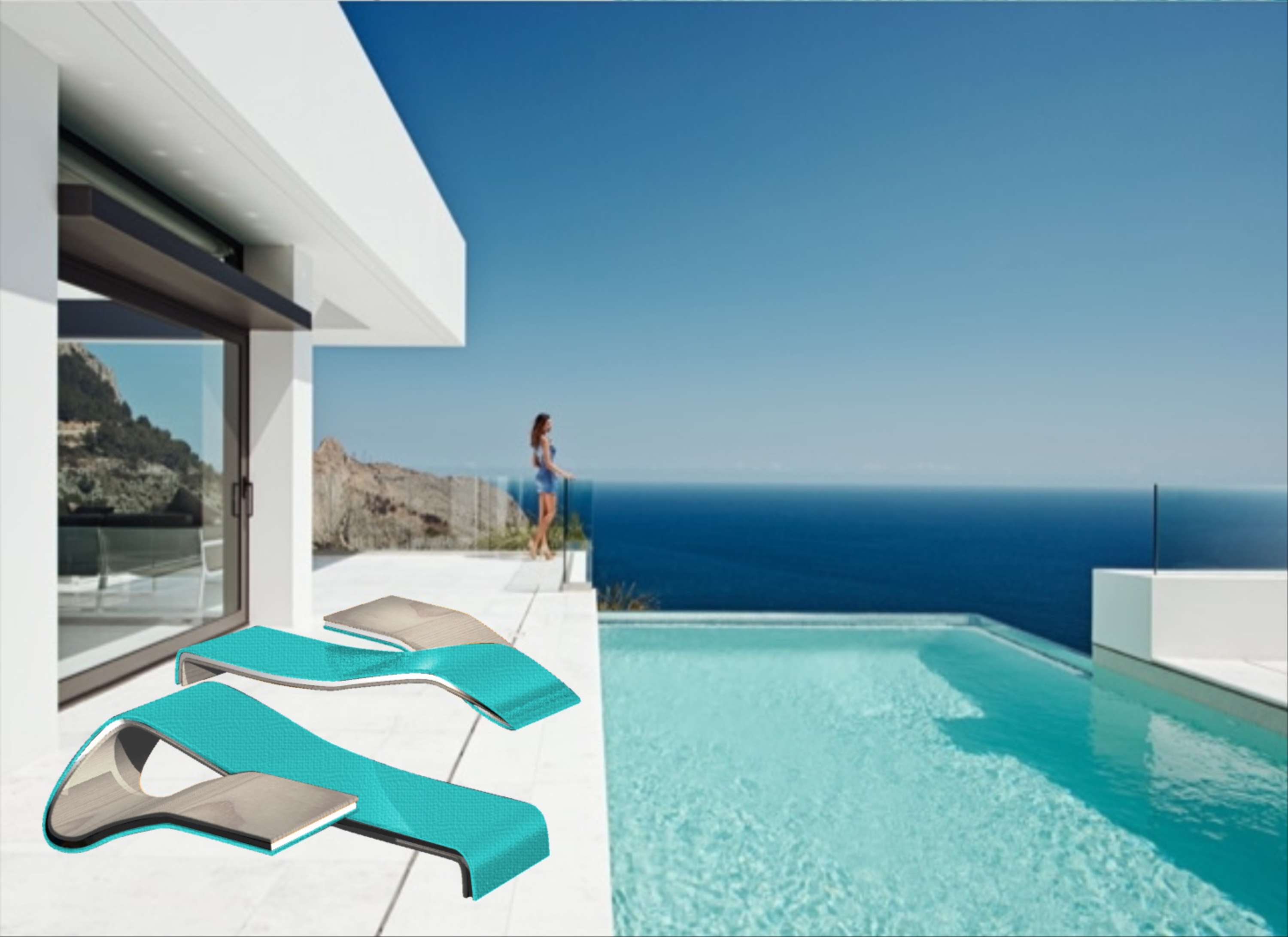 LOOP deckchair by Mario Tonetti