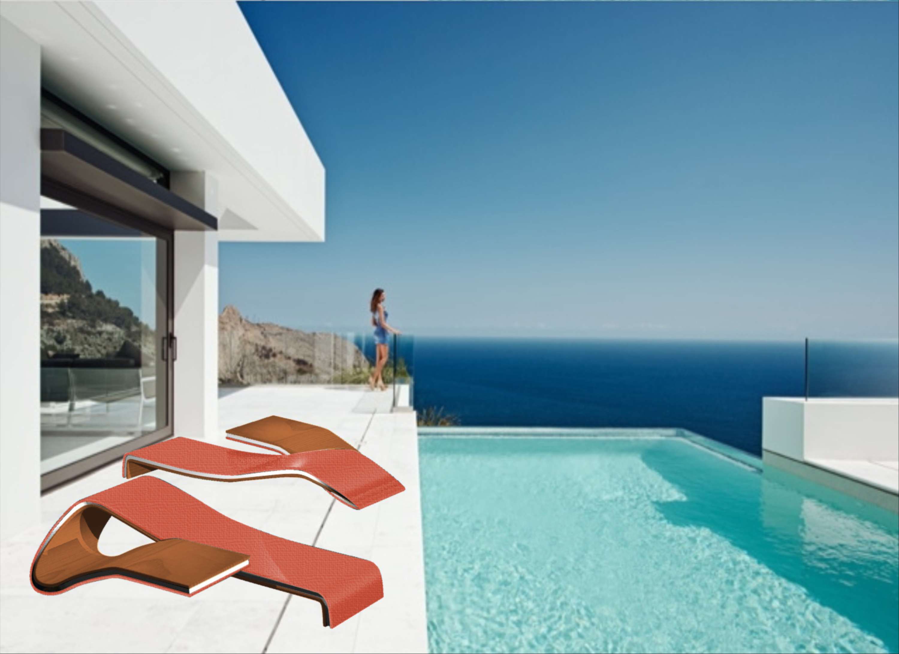 LOOP deckchair by Mario Tonetti