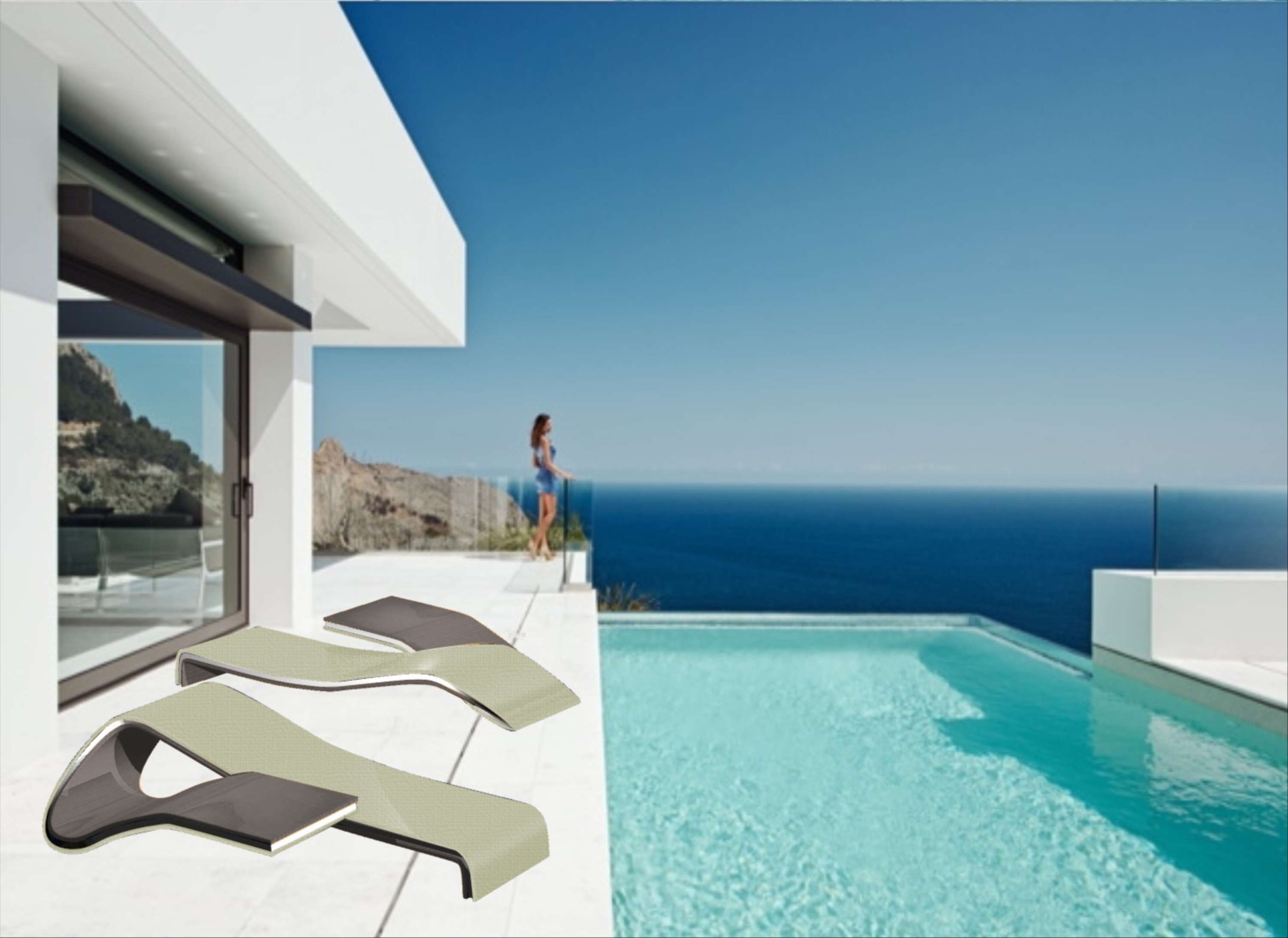 LOOP deckchair by Mario Tonetti
